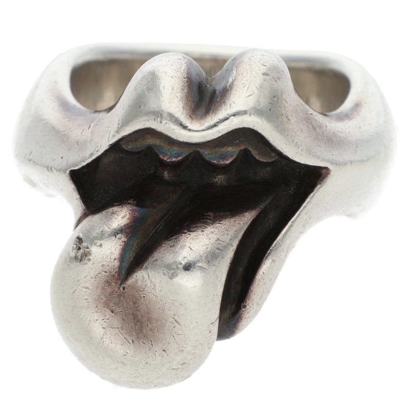 Chrome Hearts Chrome Hearts Guitar Pick Lip & Tongue Silver Size