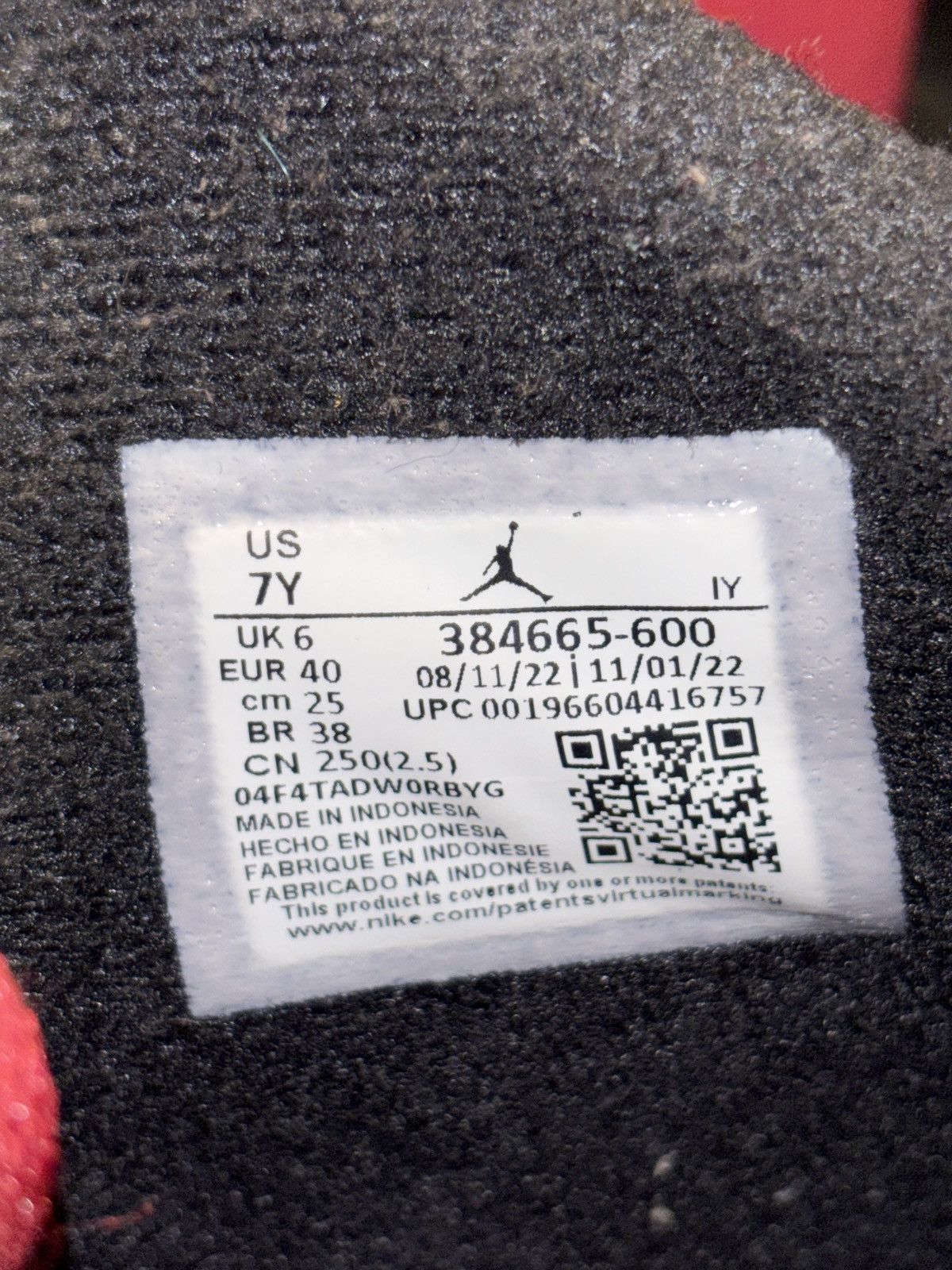 Jordan Brand Jordan 6 Retro Toro Bravo (GS) Size US 7 / EU 40 - 3 Thumbnail