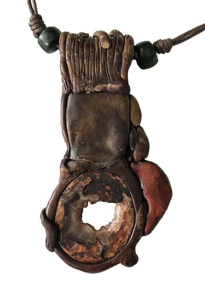 Designer New Brown Artisan Hand Made Necklace Size ONE SIZE - 2 Thumbnail