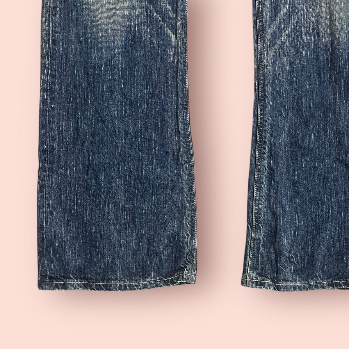 14th Addiction × Edwin × Le Grande Bleu (L.G.B.) VINTAGE FLARED JEANS EDWIN 503 JAPAN (W32'-33') Size US 33 - 19 Thumbnail