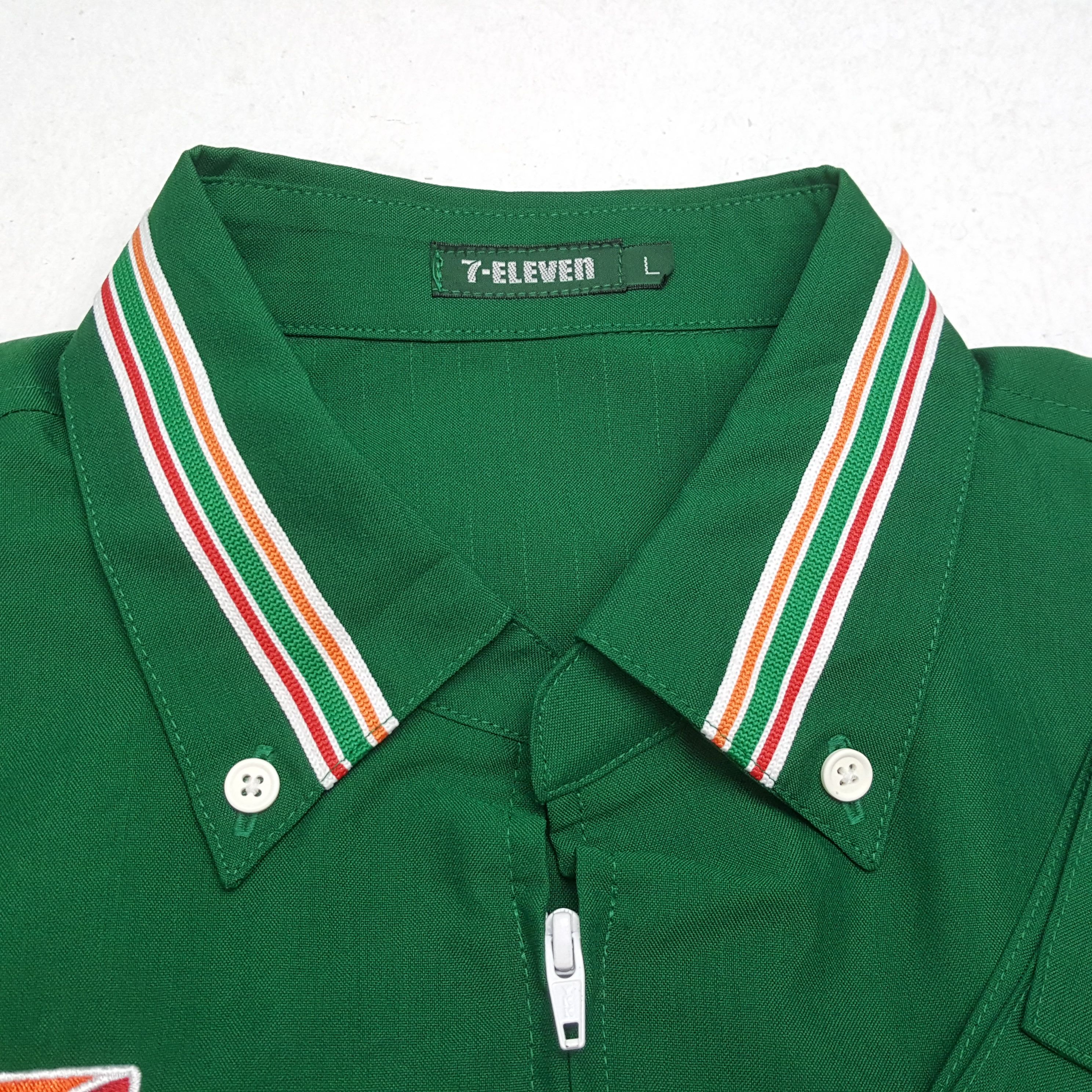 Japanese Brand × Vintage Vintage 7-ELEVEn Japanese Workers Uniform Shirt Jacket Size US L / EU 52-54 / 3 - 10 Thumbnail
