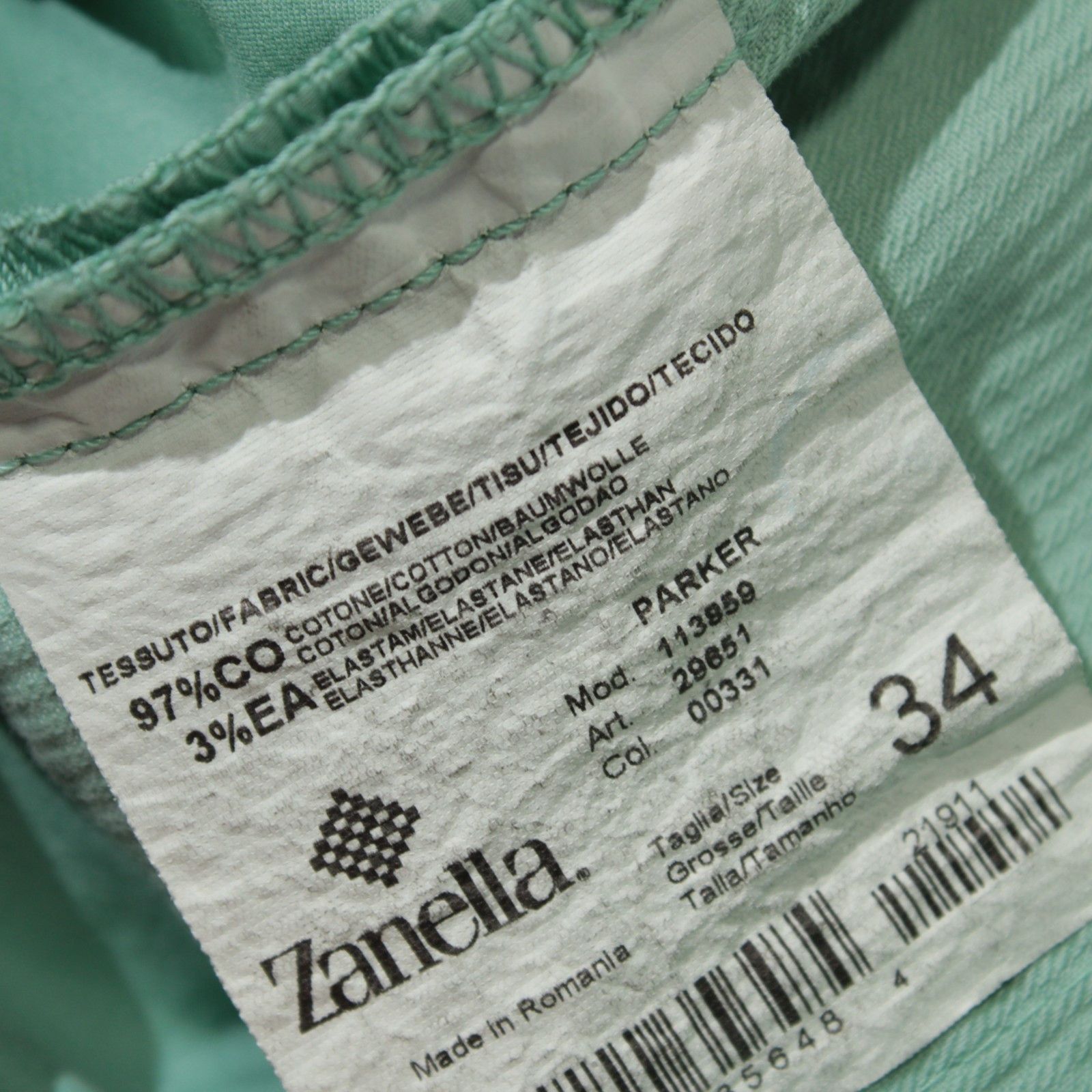 Zanella Zanella New with tags Chino Size 34 US In Green Size US 34 / EU 50 - 5 Thumbnail
