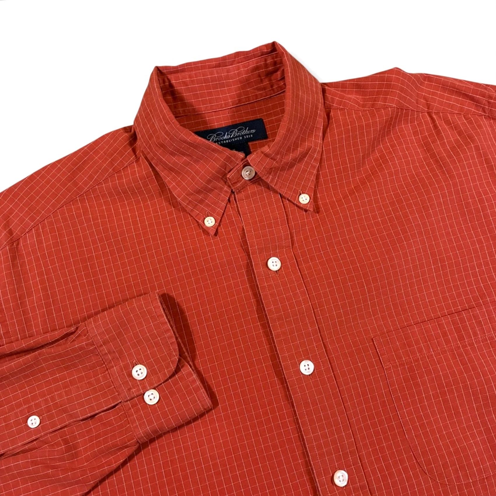Brooks Brothers Brooks Brothers Shirt Mens M Red Plaid Button Down Long Sleeve Cotton Size US M / EU 48-50 / 2 - 2 Thumbnail