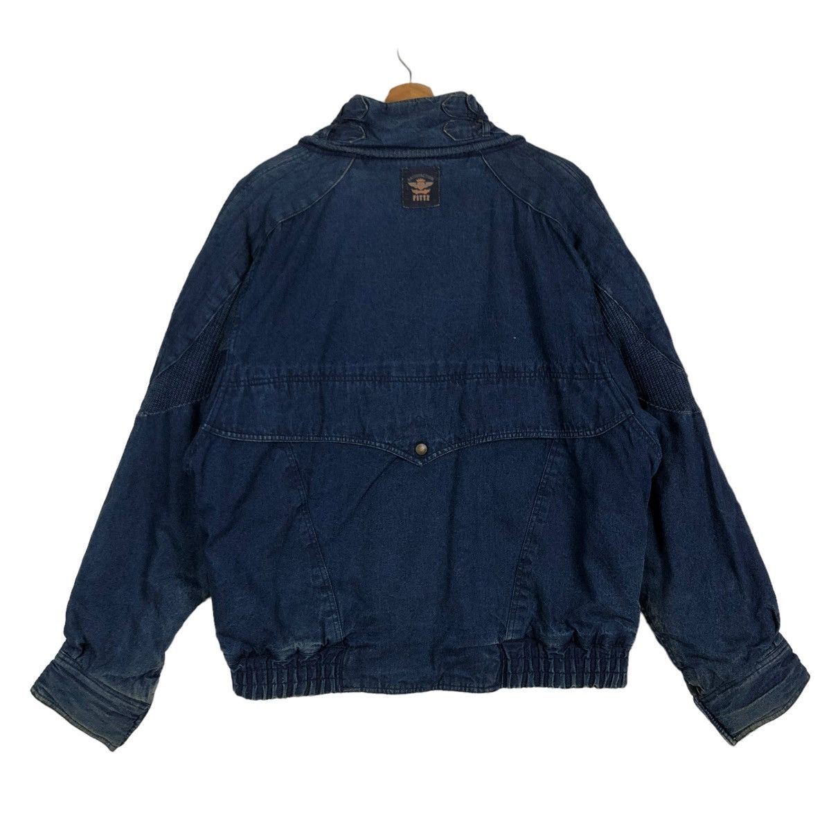 Hysteric Glamour 🔥Bondage Parachute Denim Bomber Jacket Fittz Japan Made Size US M / EU 48-50 / 2 - 10 Thumbnail