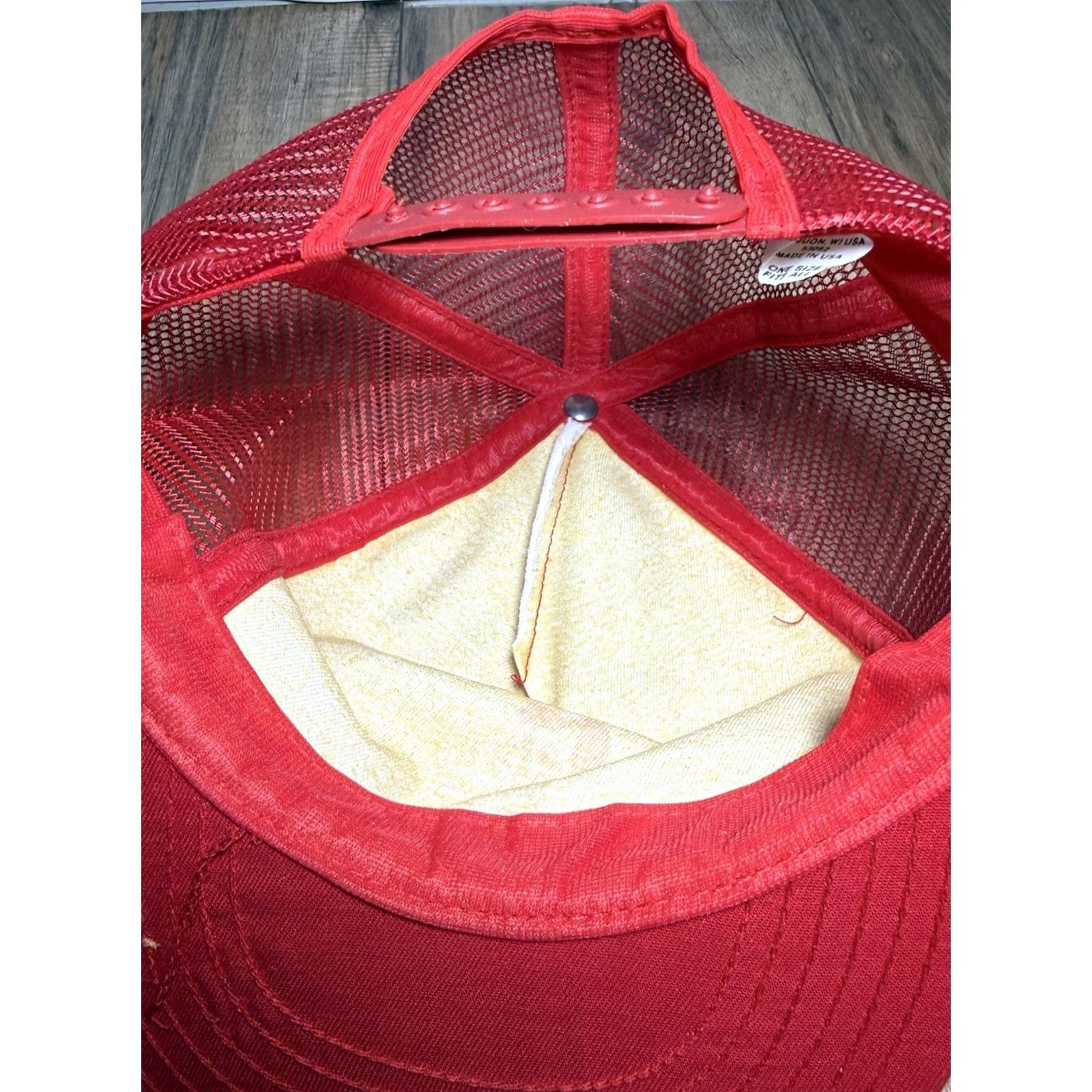 Vintage VINTAGE Oscar Mayer Red Trucker Hat Cap Snapback One Size Mens 70s 80s RARE Size ONE SIZE - 7 Thumbnail