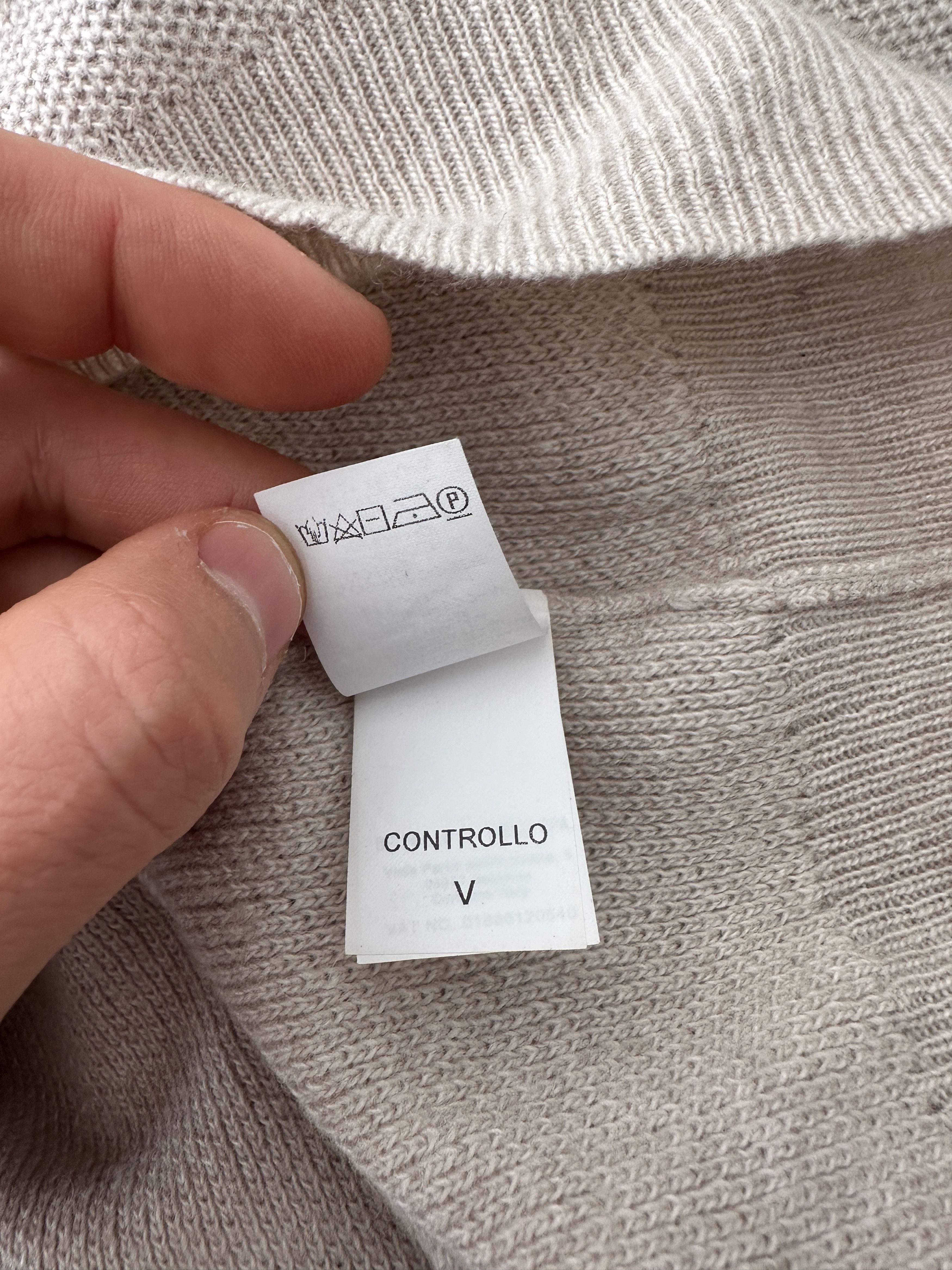 Brunello Cucinelli Brunello Cucinelli Beige Wool Cashmere Knit Sweater Size M Size M / US 6-8 / IT 42-44 - 9 Thumbnail