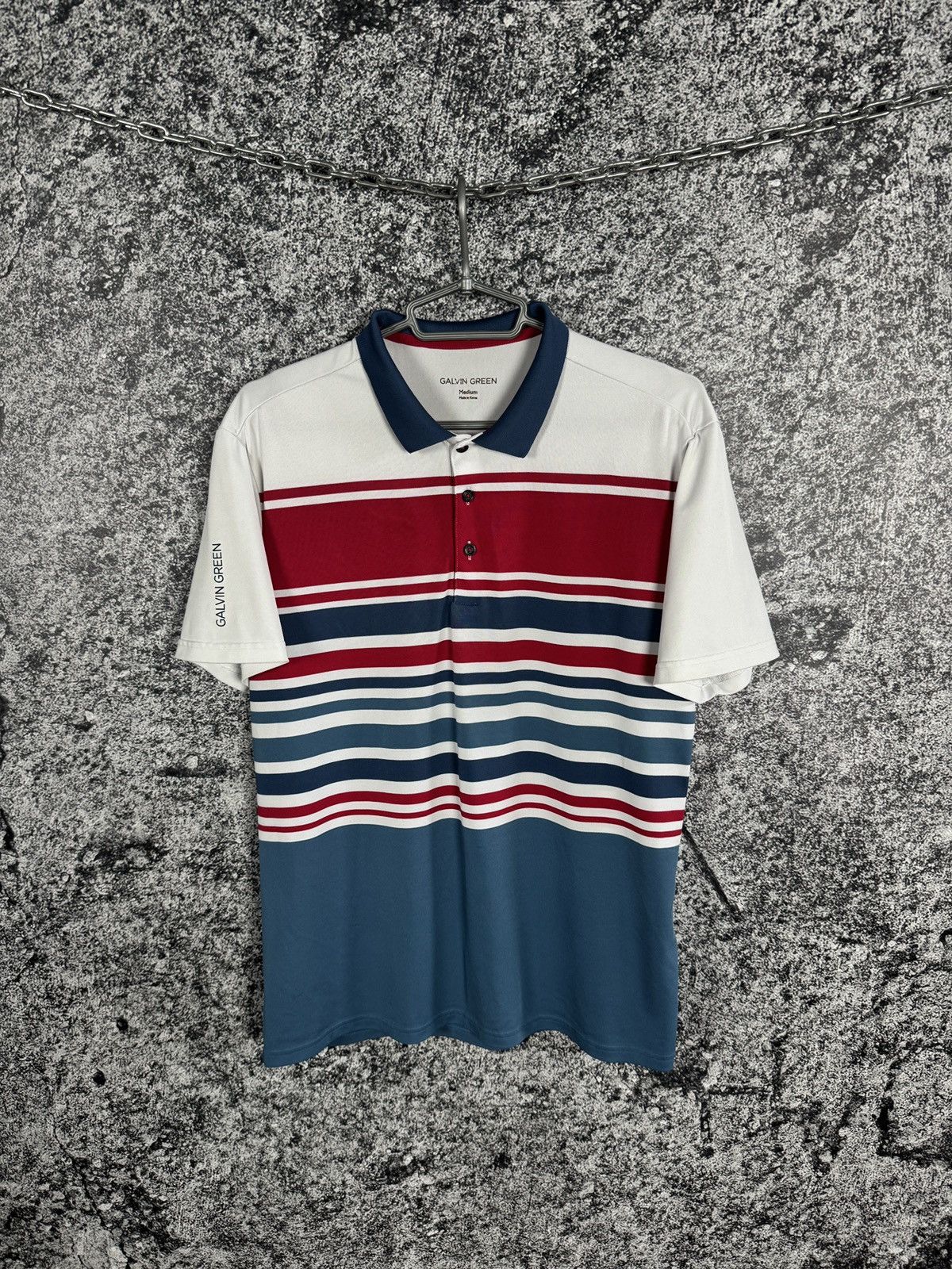 Galvin Green Galvin Green Short Sleeve Polo Shirt Golf Made in Korea Sz M Size US M / EU 48-50 / 2 - 1 Thumbnail