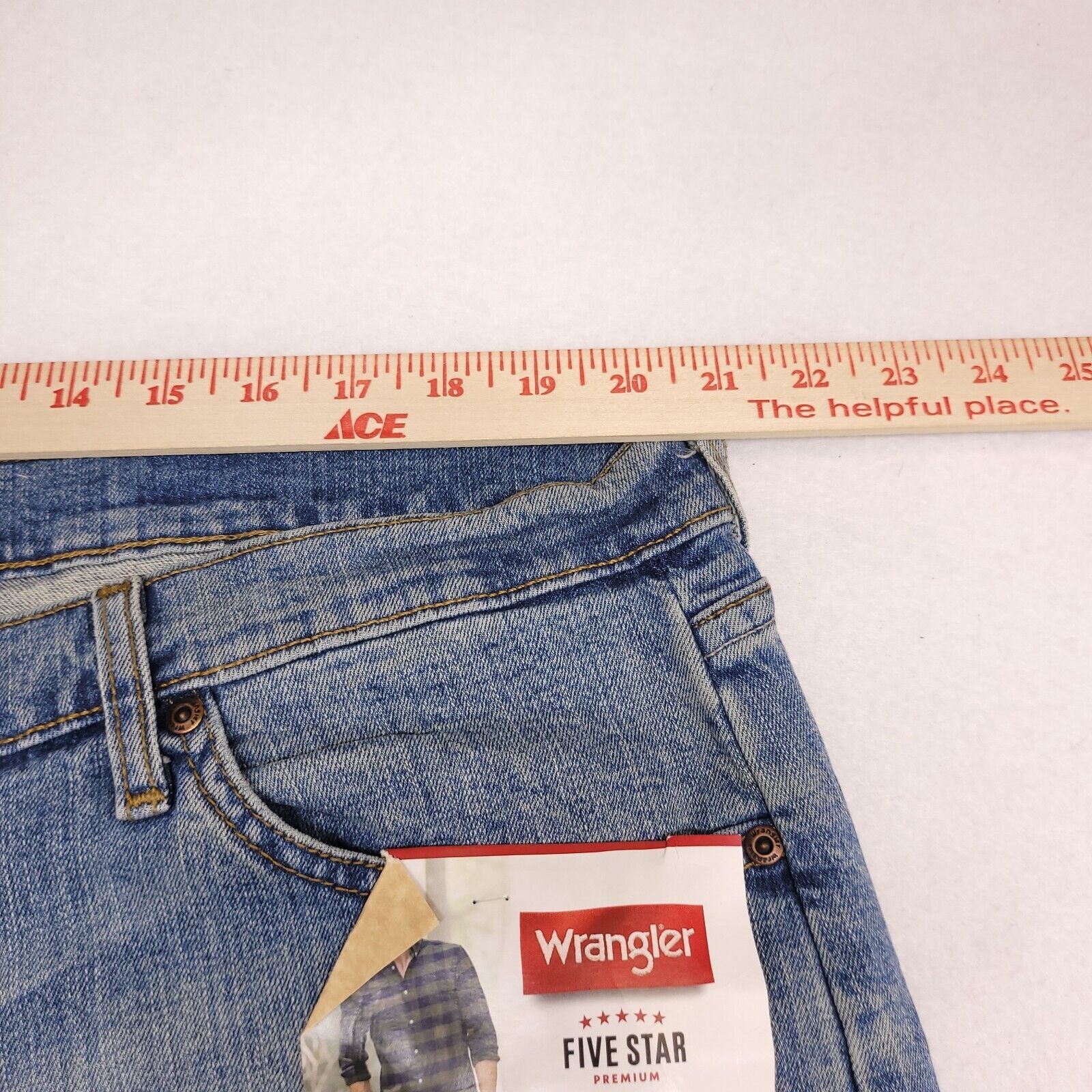 Wrangler Wrangler Casual Button Zip Denim Jeans Mens Size 42x32 Blue Size US 42 / EU 58 - 7 Thumbnail