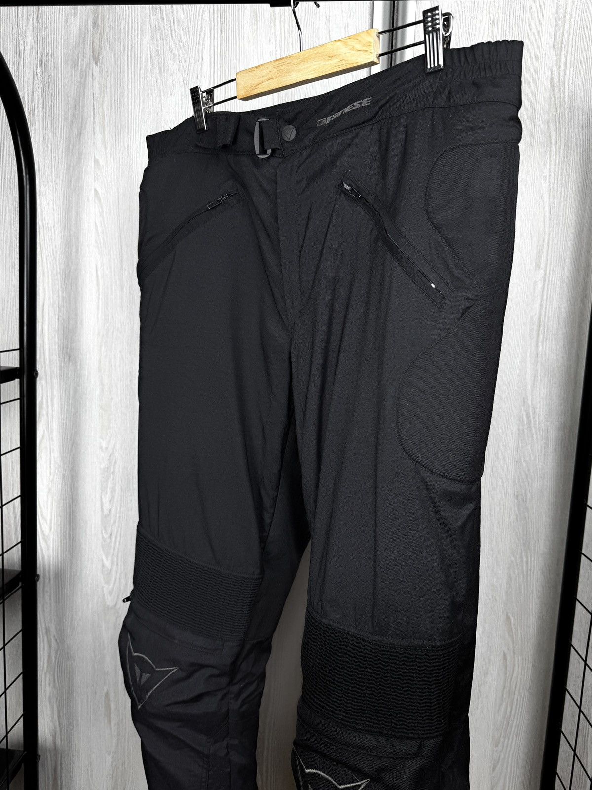 Dainese Dainese Dry Line black protected motorcycle pants textile 54 Size US 38 / EU 54 - 6 Thumbnail