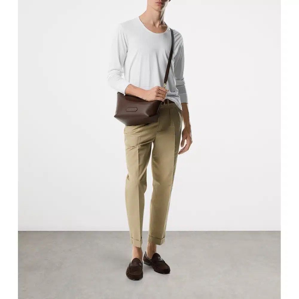 Tom Ford o1loc1c0825 H0634 Size: OS / Trapezoid Pouch in Brown Size ONE SIZE - 5 Thumbnail