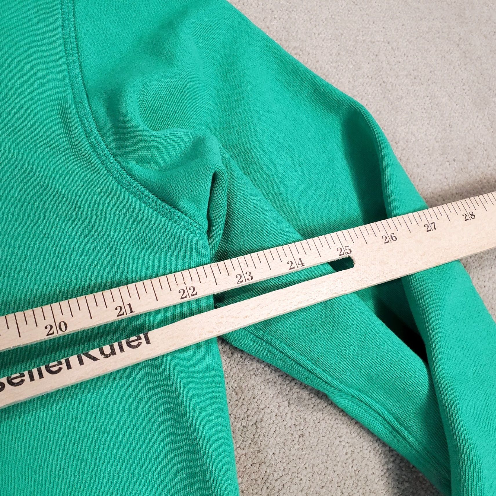 Vintage Greyson Hoodie Mens M Green Solid Pullover Pocket Logo Sweatshirt Sweatshirt Pullover Casual Men Regular Green 90s? Size US M / EU 48-50 / 2 - 7 Thumbnail