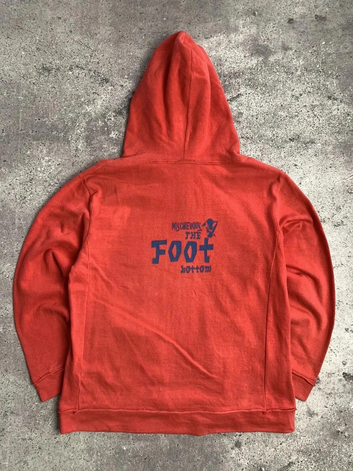 Designer × Japanese Brand × Vintage Vintage Mischievous The Foot Bottom Hoodie Japan Designer Size US M / EU 48-50 / 2 - 6 Thumbnail