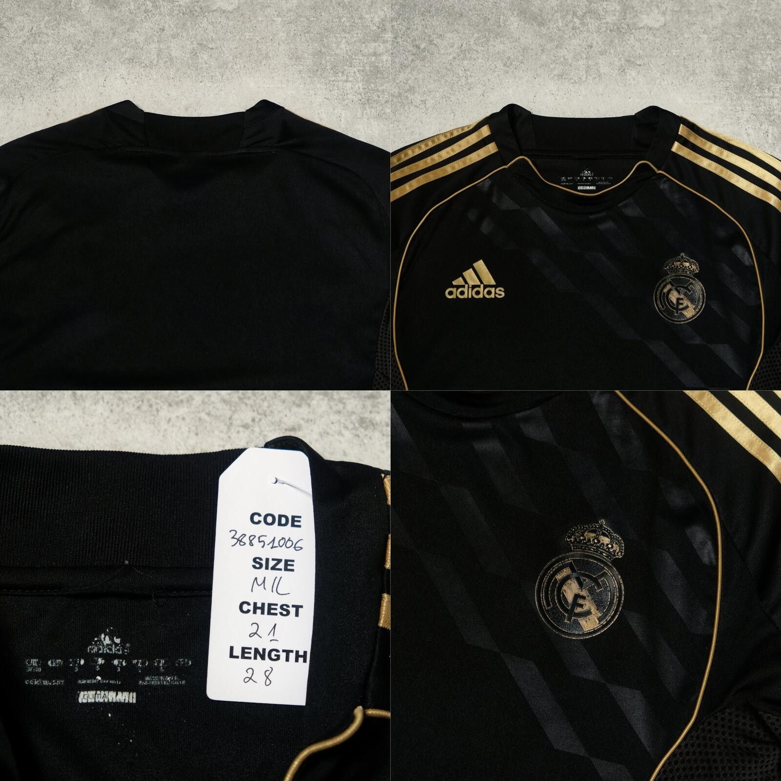 Adidas 2011/12 Real Madrid Training Shirt Adidas (M/L) Size US M / EU 48-50 / 2 - 4 Thumbnail