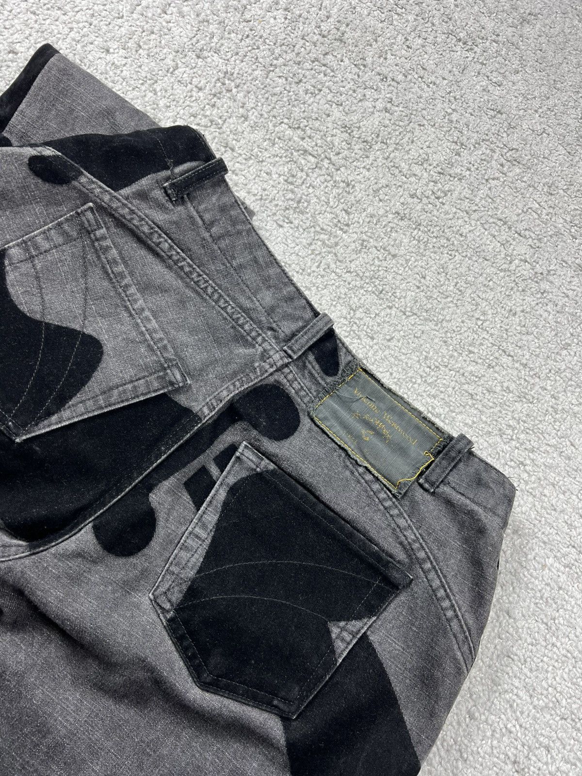 Vivienne Westwood 1998 Vivienne Westwood Anglomania Sword Pirate Flared Jeans Size 30" / US 8 / IT 44 - 8 Thumbnail