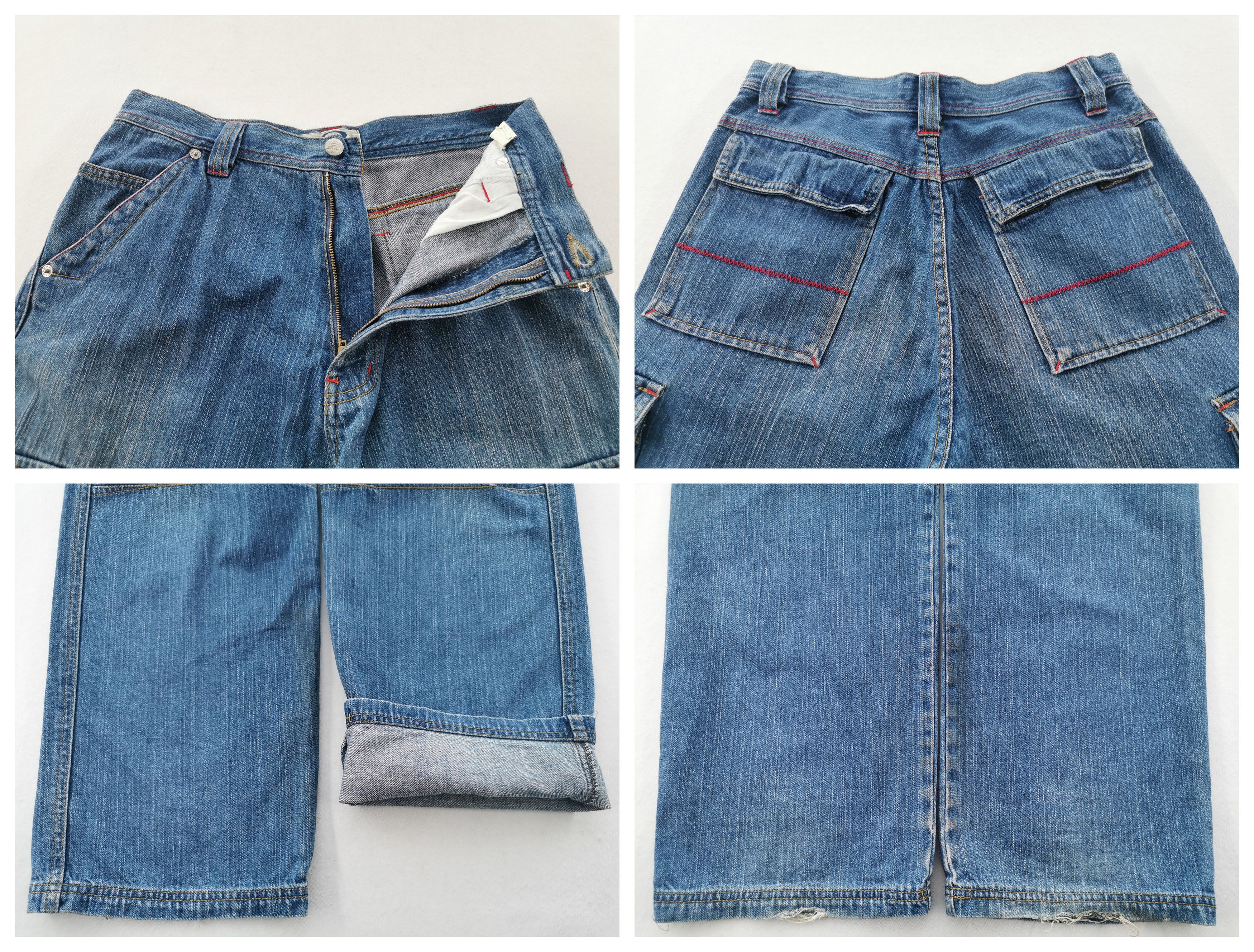 Vintage Vintage Piko Hawaiian Longboard Wear Cargo Denim Size M Size US 27 - 9 Thumbnail