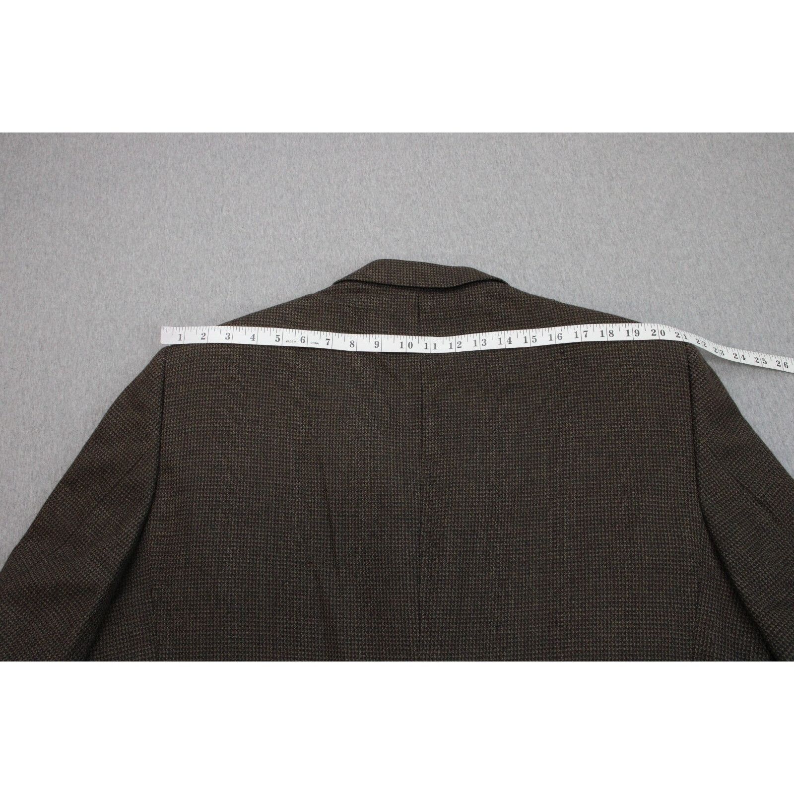 Pronto Uomo Pronto Uomo Blazer Mens 48R Houndstooth Lambs Wool 2 Button Size 48R - 10 Thumbnail