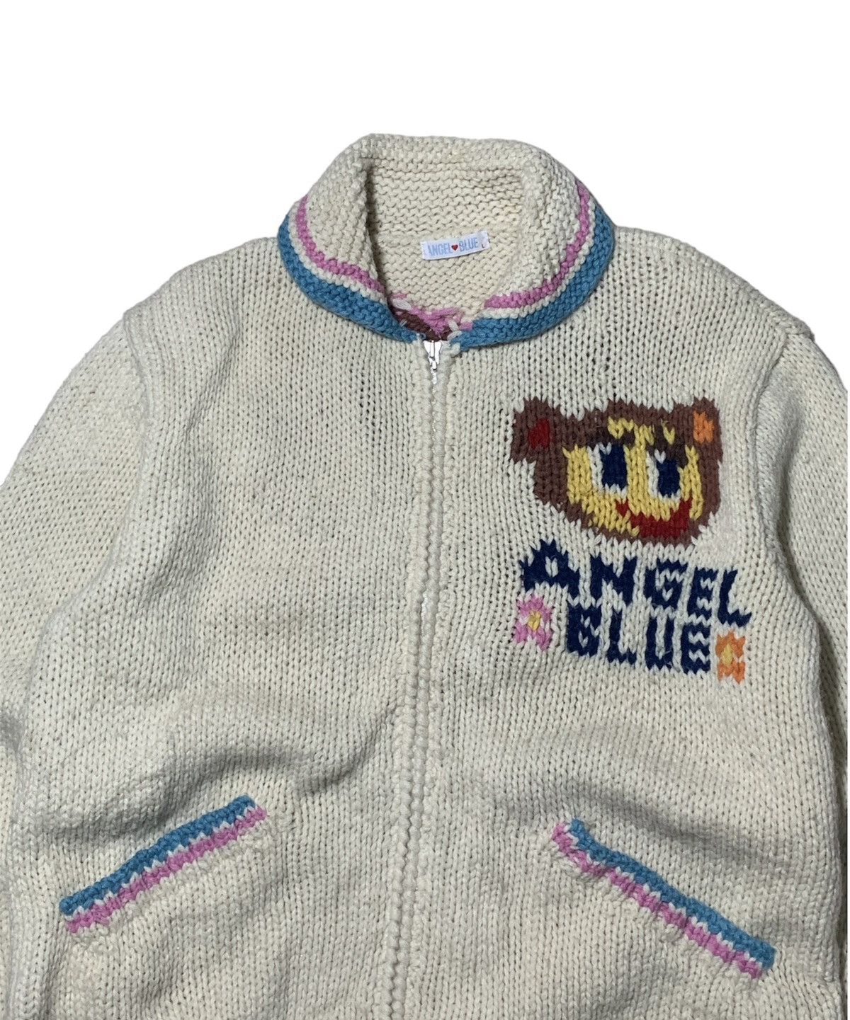 Angel Blue Y2k Angel Blue Angels Cute knitwear jacket Size L / US 10 / IT 46 - 2 Thumbnail