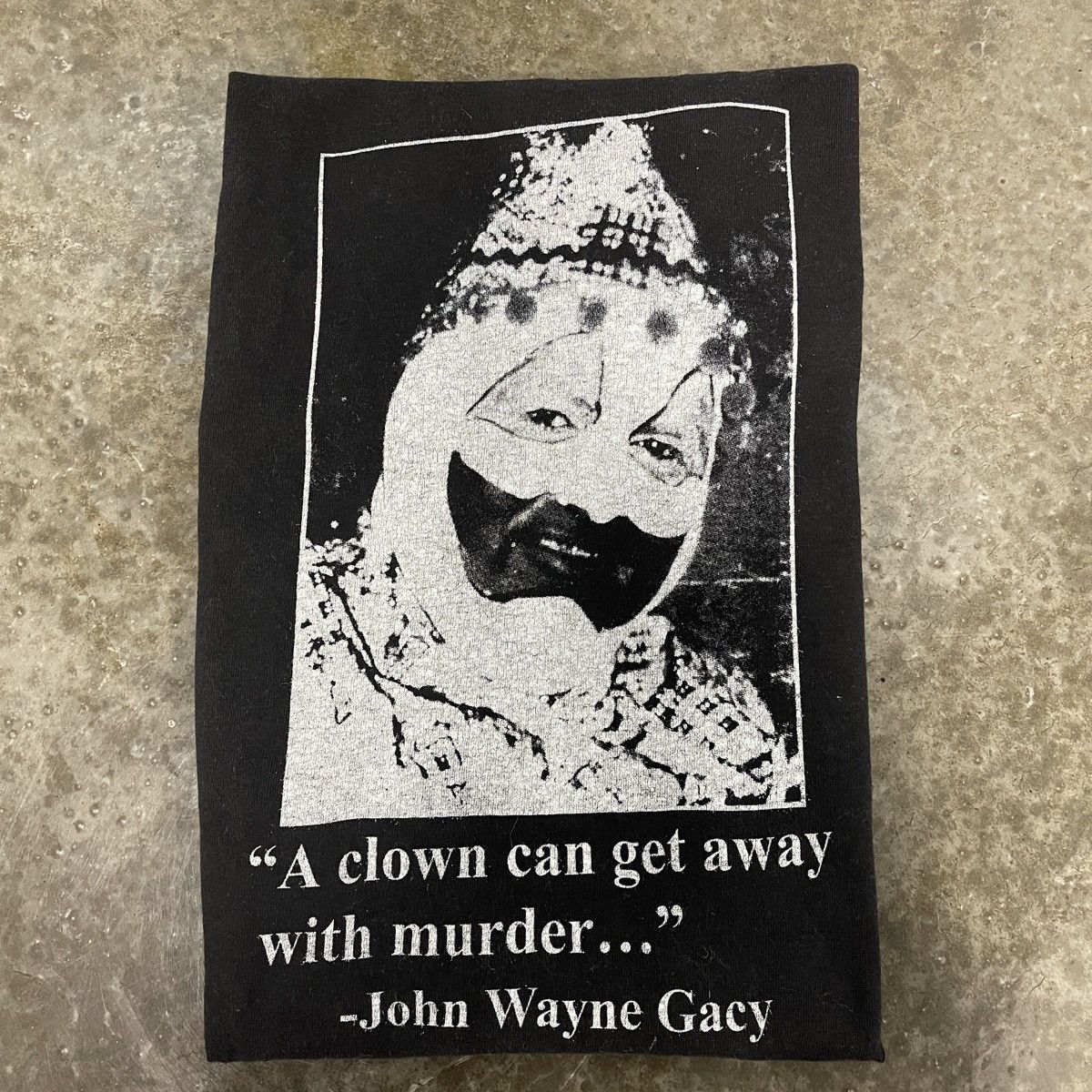 Vintage Vintage John Wayne Gacy A Clown Can Get Away with Murder Size US XL / EU 56 / 4 - 1 Thumbnail
