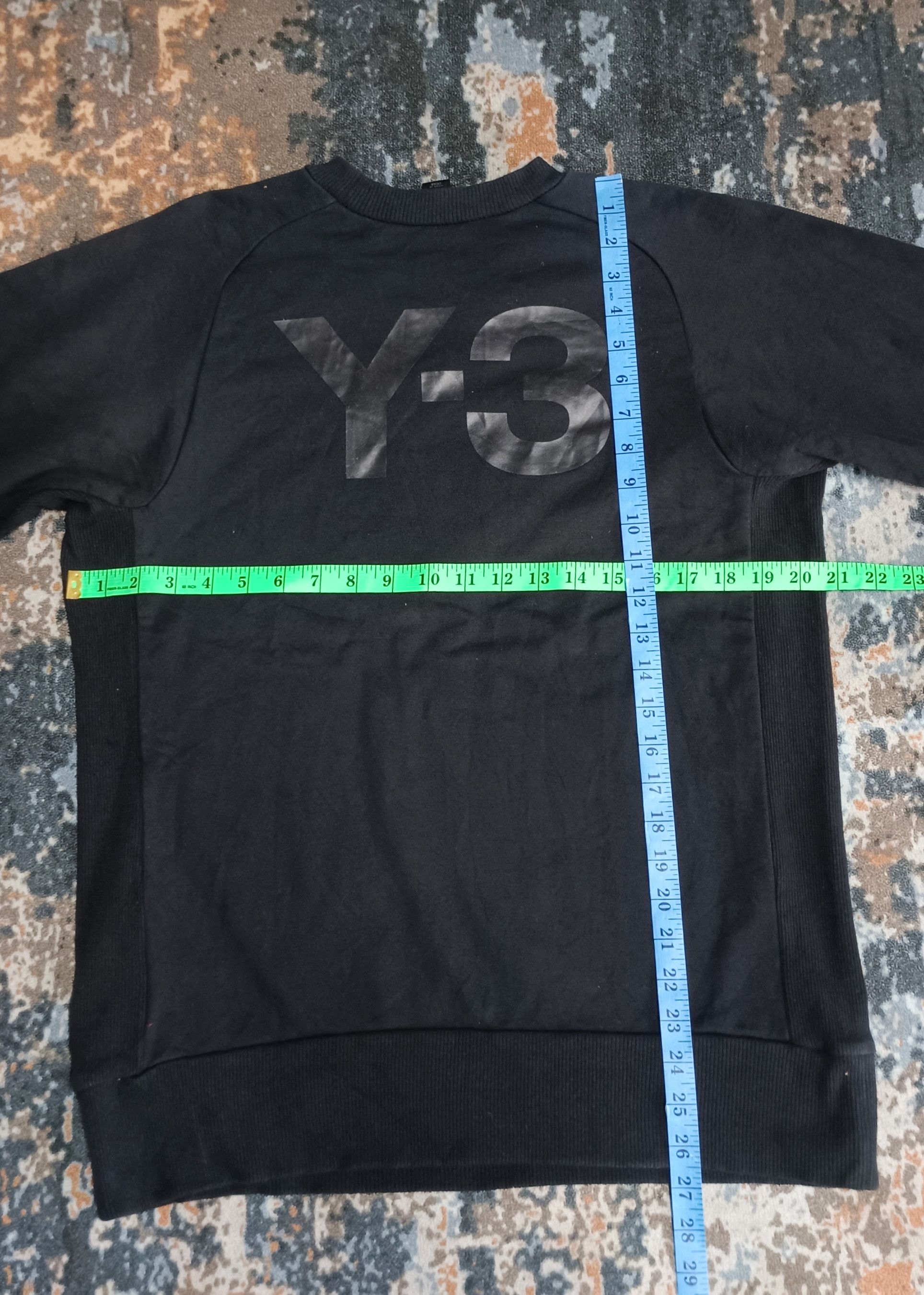 Yohji Yamamoto Yohji Yamamoto Adidas "Y3" Big Logo Sweatshirt Size US M / EU 48-50 / 2 - 12 Thumbnail