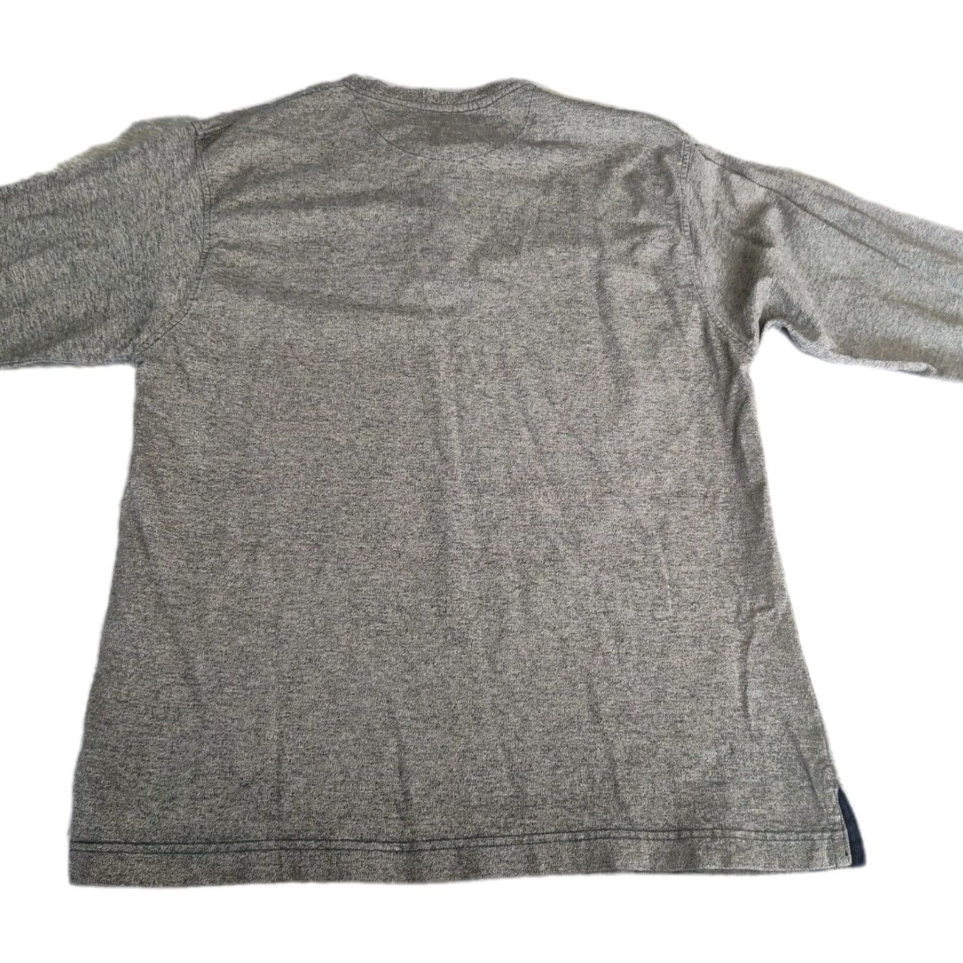 Ralph Lauren VINTAGE Ralph Lauren Men's Shirt XL Long Sleeve Henley Gray T-Shirt 90s Classic Size US XL / EU 56 / 4 - 2 Thumbnail