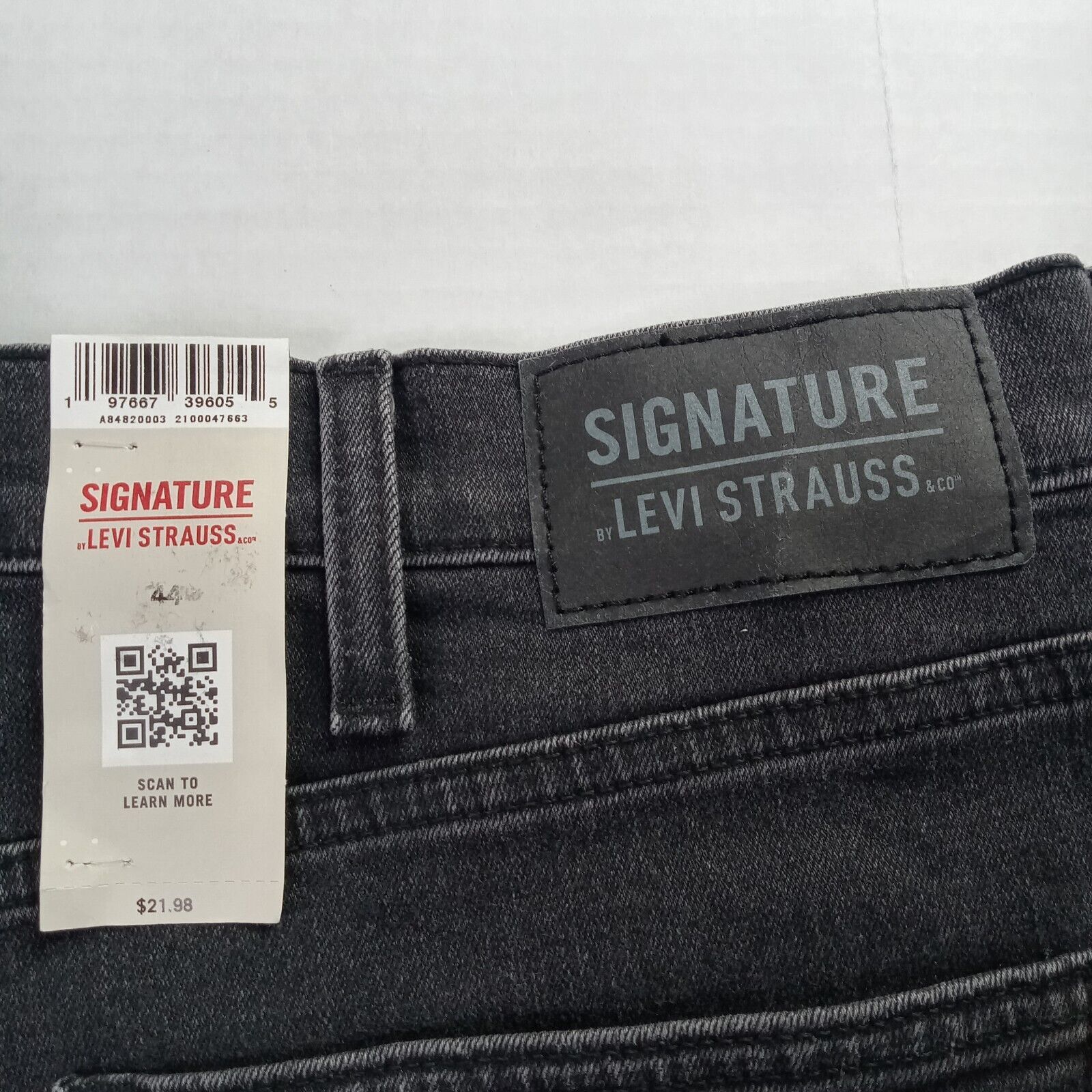 Levi's Signature Levi Strauss Classic Denim Shorts Men's 44 Black Size US 44 / EU 60 - 7 Thumbnail