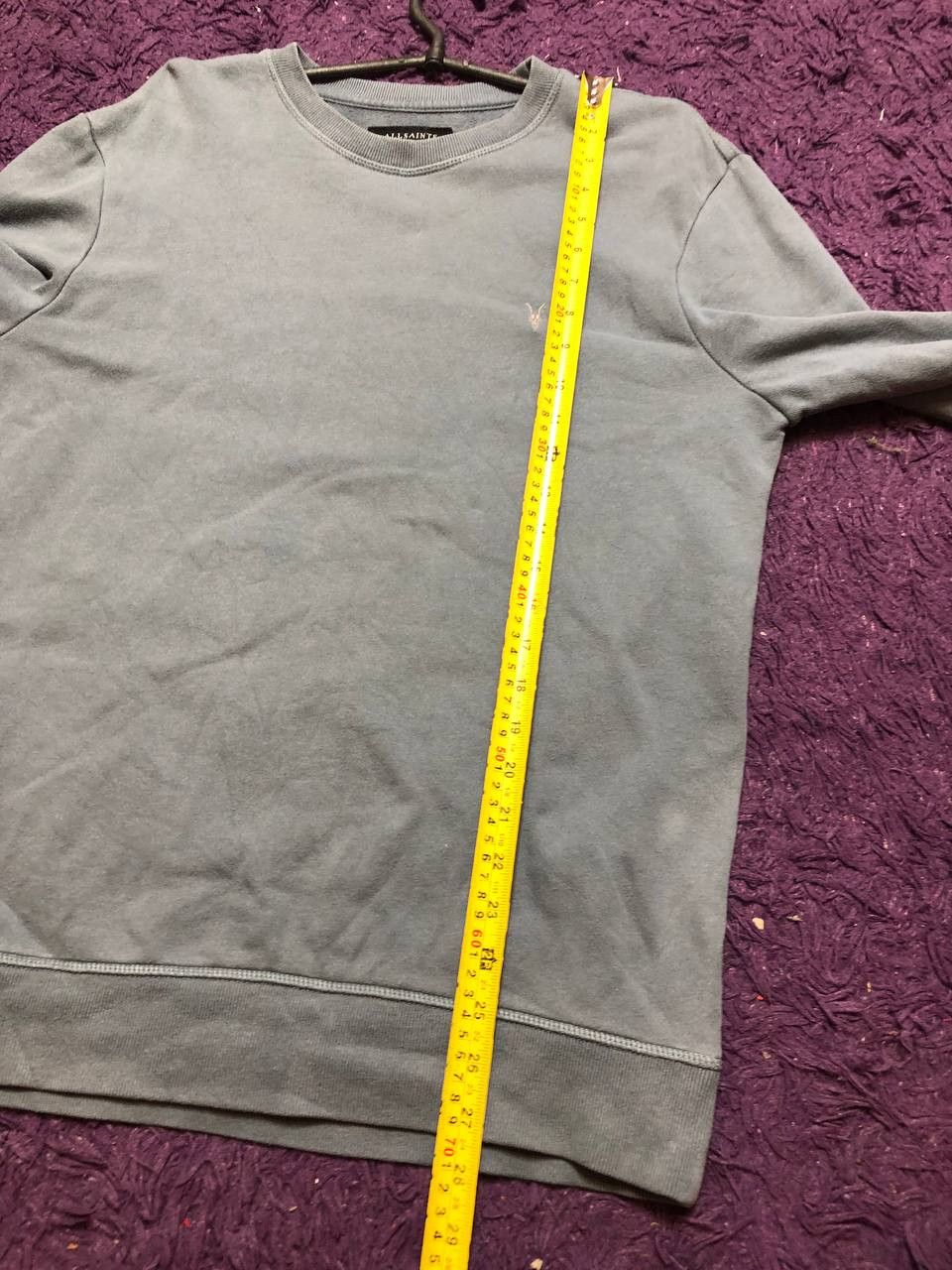 Allsaints vintage Y2K gray Sweatshirt Allsaints size S streetwear Size US S / EU 44-46 / 1 - 9 Thumbnail