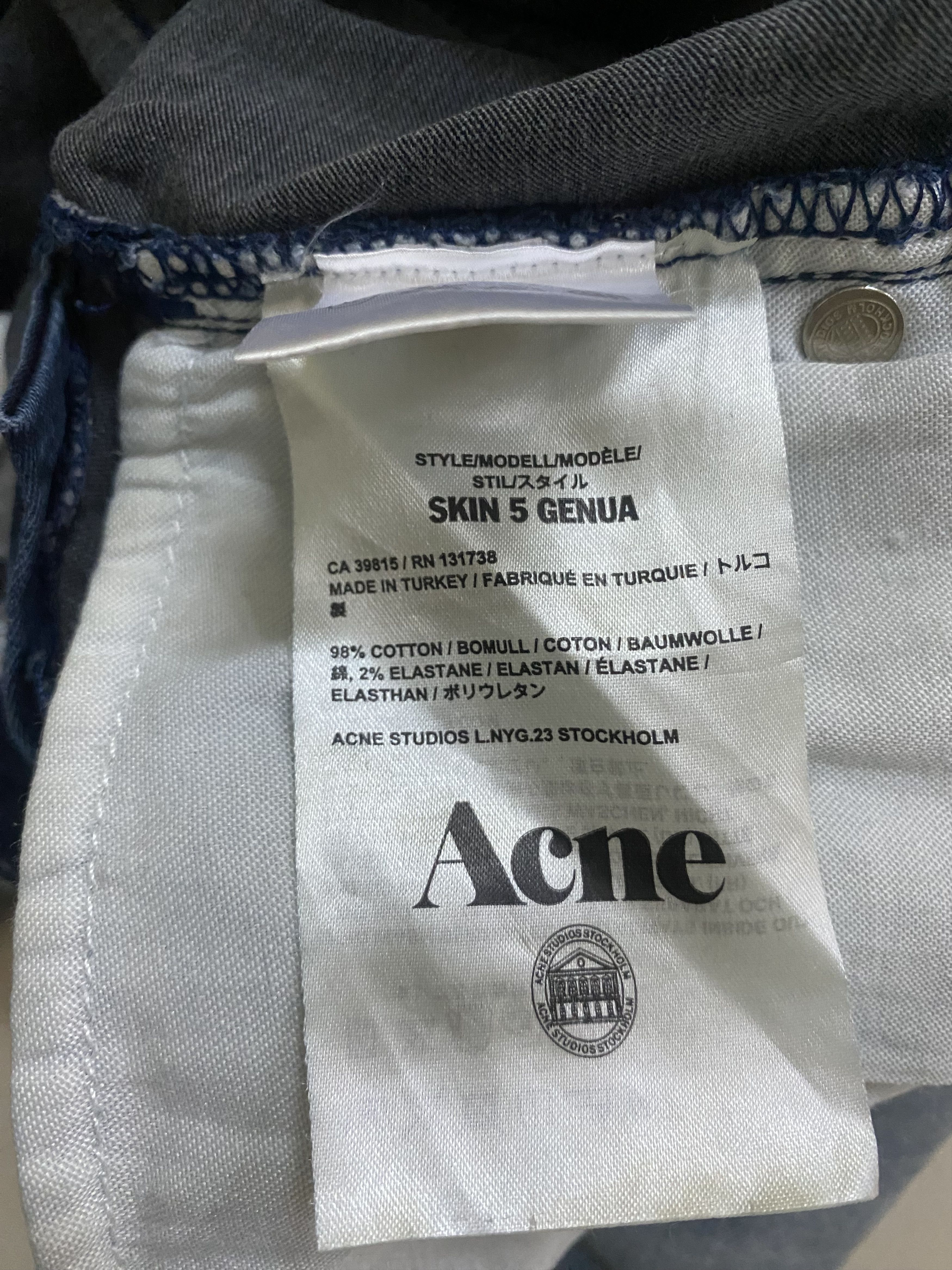 Acne Studios Acne Studios Skin 5 Genua Size US 26 / EU 42 - 4 Thumbnail