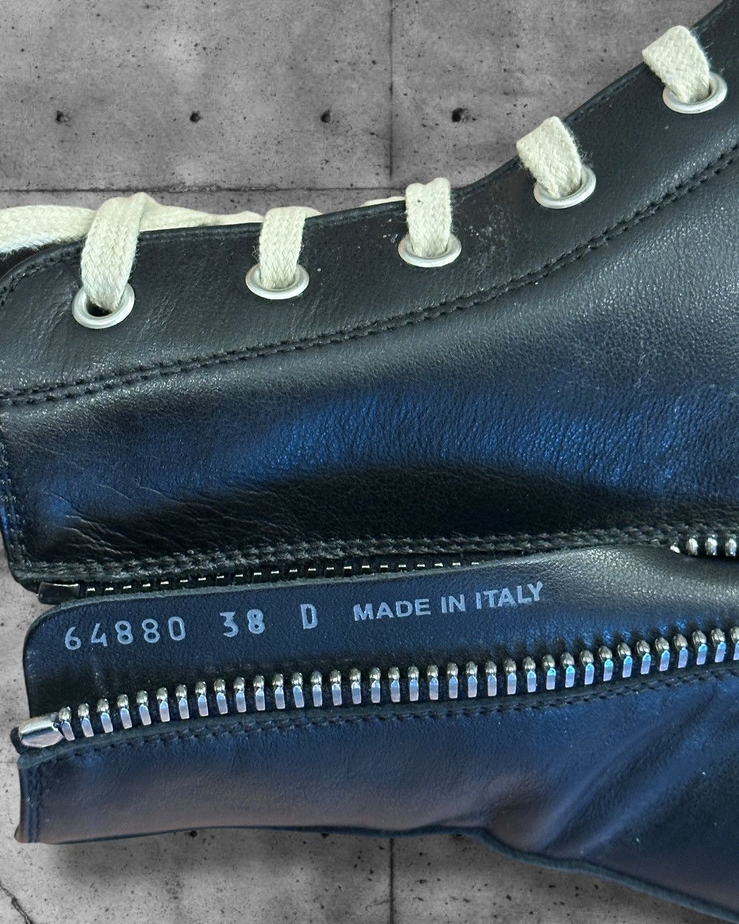 Rick Owens Rick Owens Ramones Sneakers Black Milk first line 38 Size US 5.5 / EU 38 - 7 Thumbnail