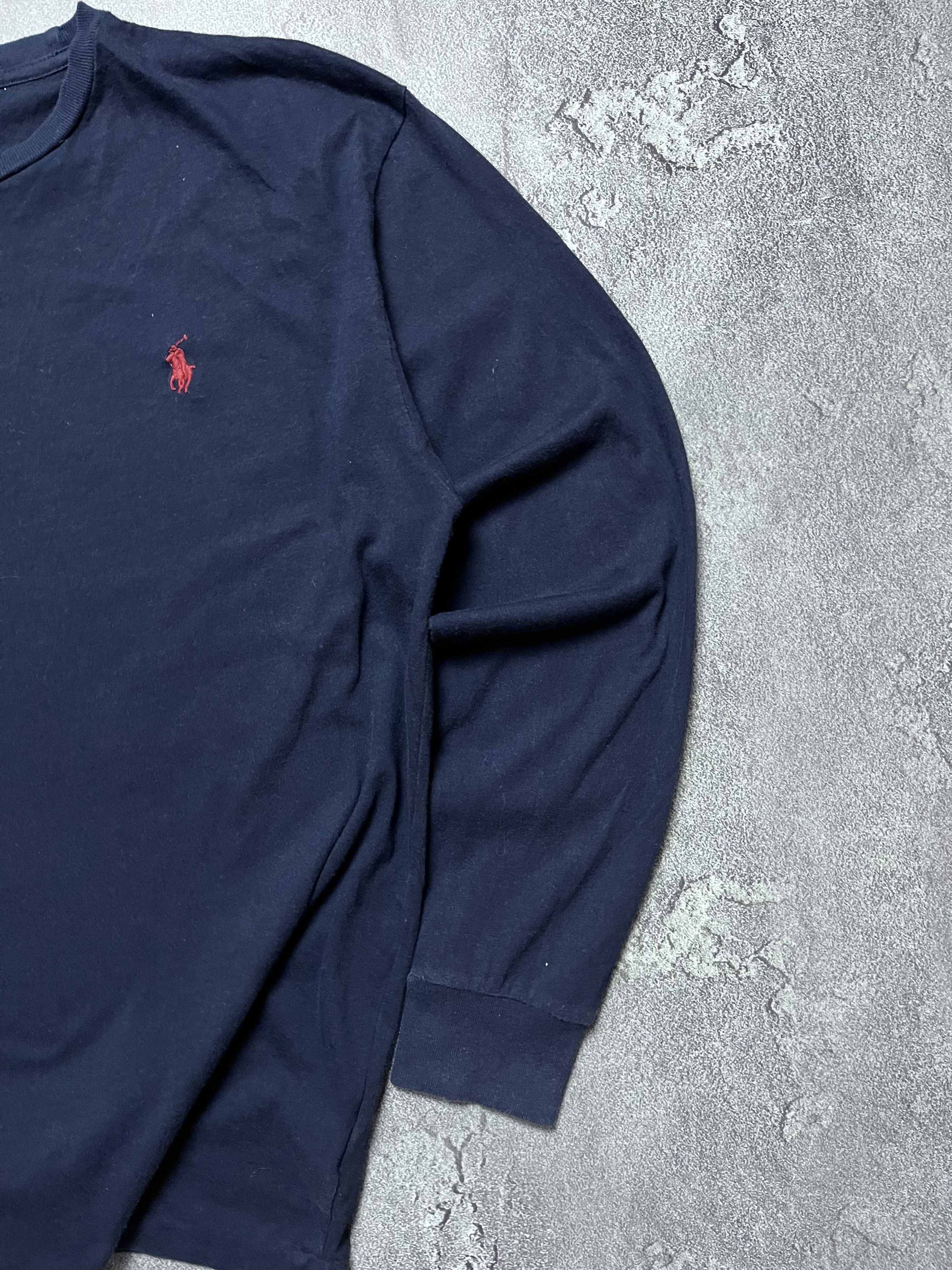 Polo Ralph Lauren Vintage Long Sleeve Polo Ralph Lauren Big Logo Mens M Size US M / EU 48-50 / 2 - 3 Thumbnail