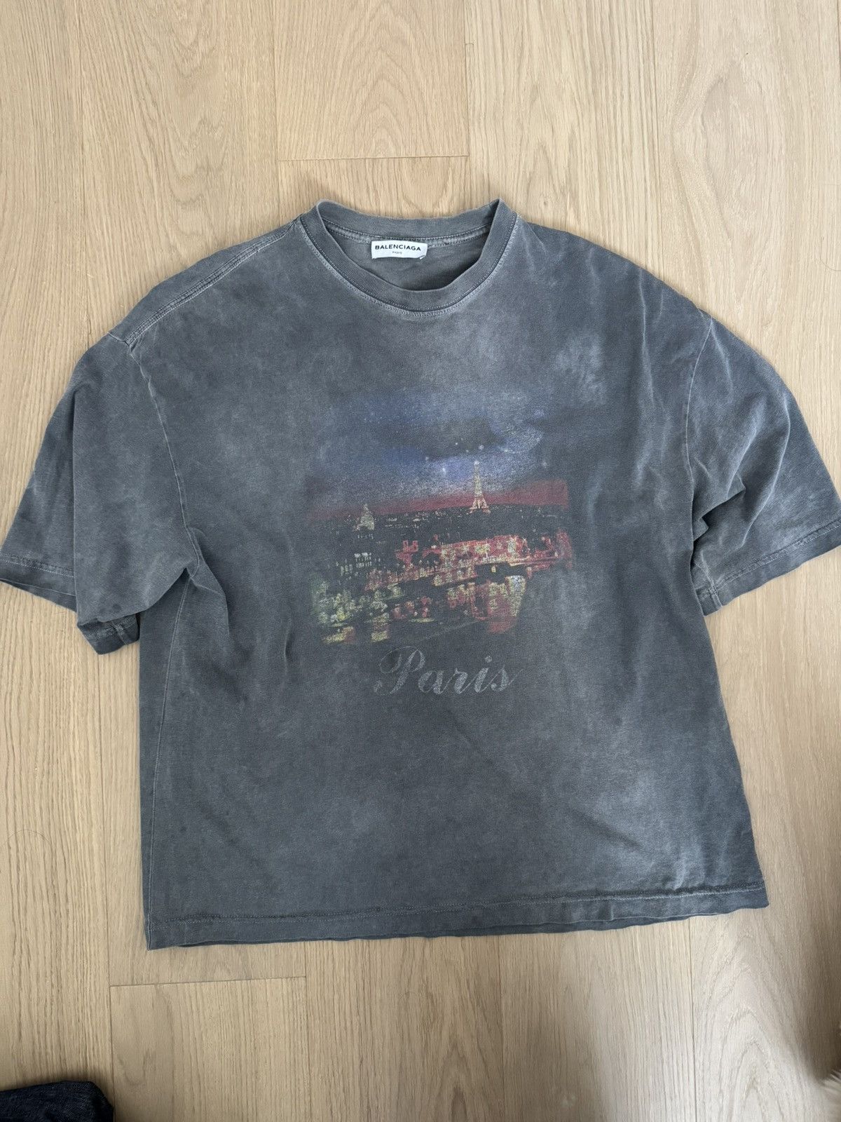 Balenciaga BALENCIAGA PARIS T SHIRT Size US M / EU 48-50 / 2 - 1 Thumbnail