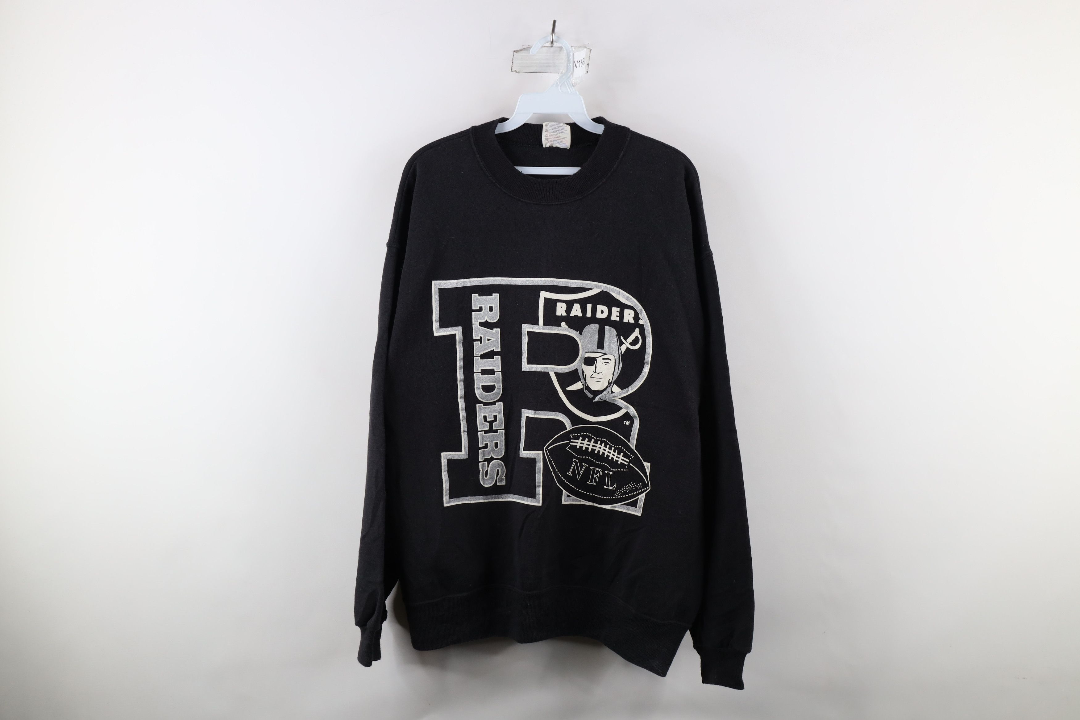 Vintage 90s Out Los Angeles Raiders Football Sweatshirt USA