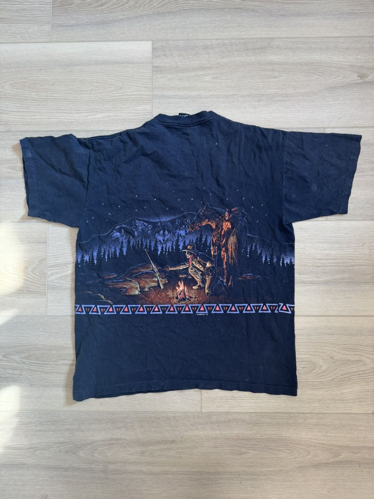 Vintage Yellowstone National Park Double Sided T-shirt 1992 Size US L / EU 52-54 / 3 - 4 Thumbnail