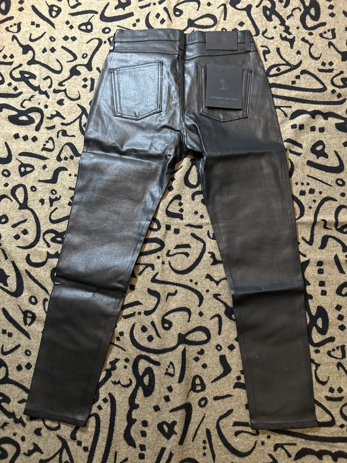October's Very Own 2019 OVO Black Wax Denim Size US 34 / EU 50 - 2 Thumbnail