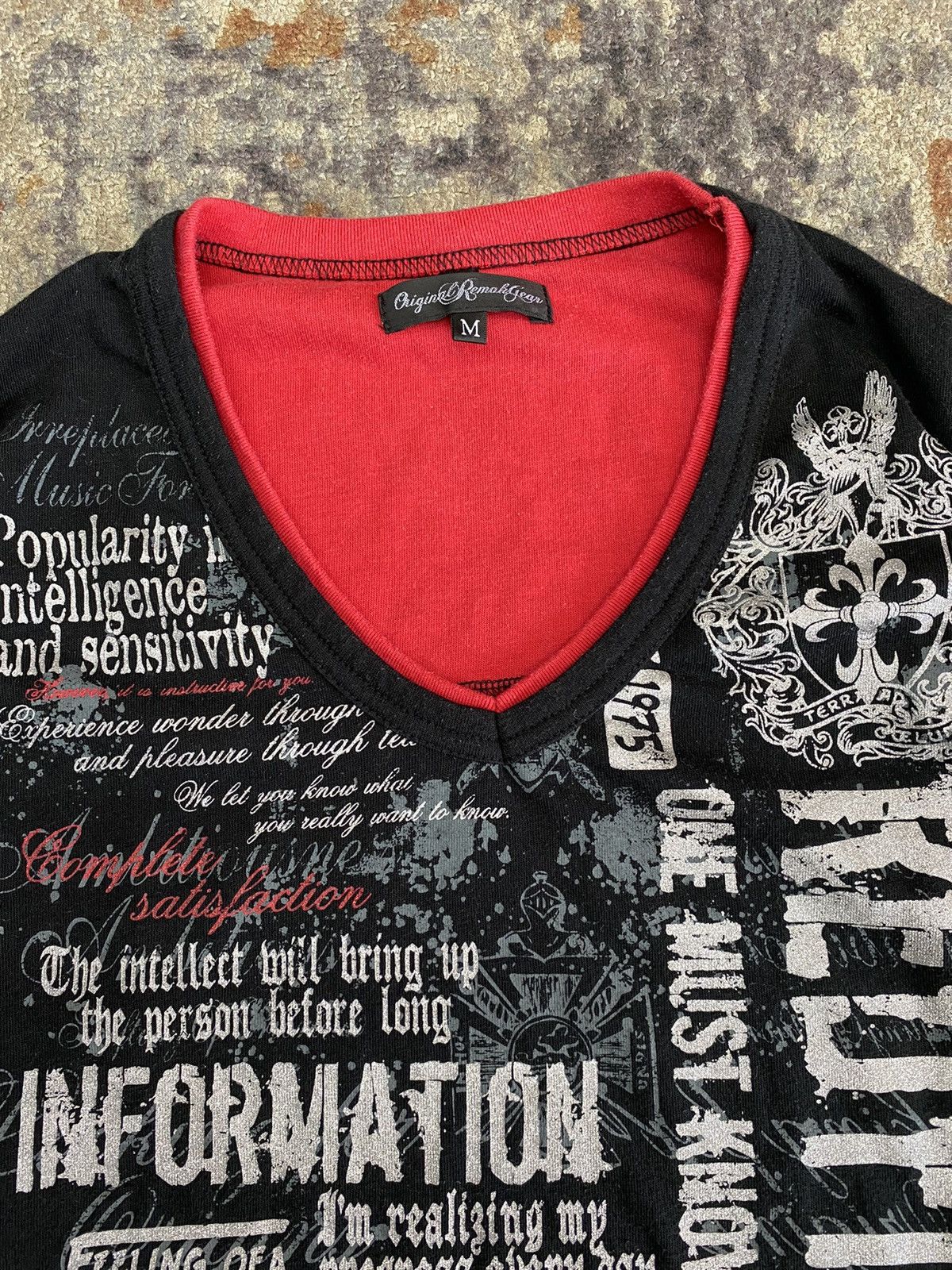 20471120 × Beauty Beast × Japanese Brand remakegear double layer poem longsleeve japan brand Size US L / EU 52-54 / 3 - 3 Thumbnail