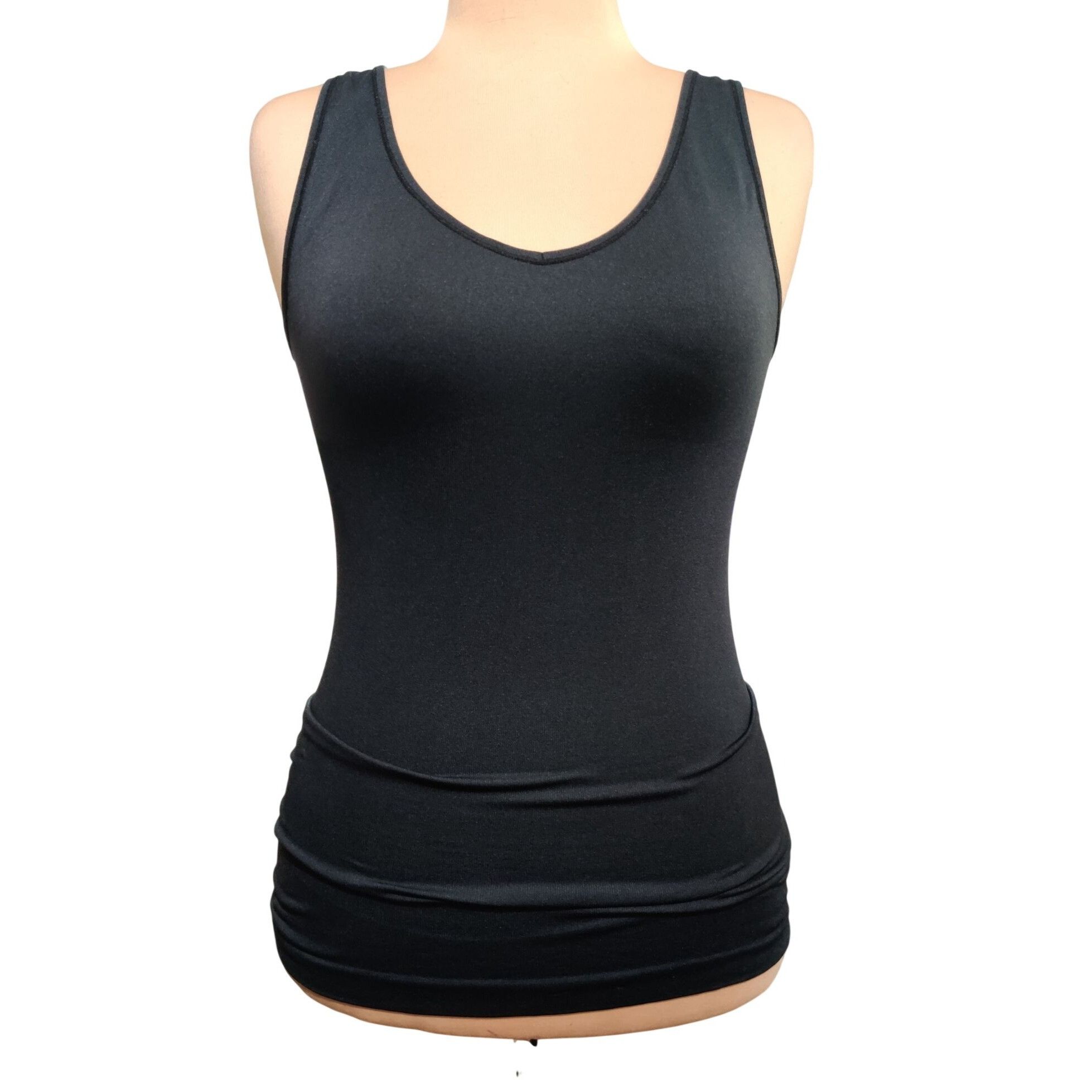 Jockey Jockey Black Seamless Shapewear Size L Tank Top Longline Str Size ONE SIZE - 1 Thumbnail