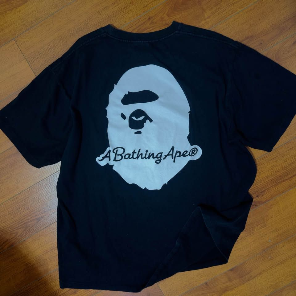 Bape BAPE Cursive Logo Tee Size US XXL / EU 58 / 5 - 2 Thumbnail