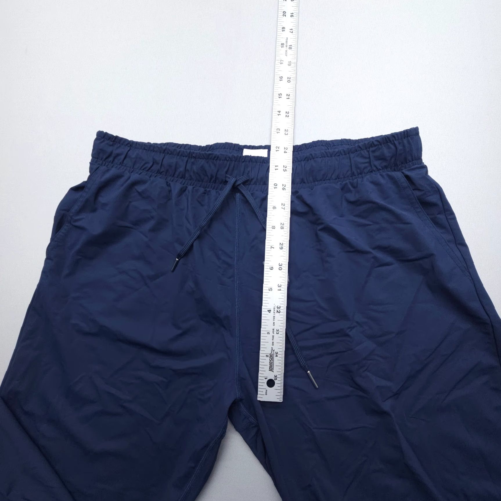 Vintage Zyia Active Track Pants Women's XL Blue Nylon Spandex Pockets Jogger Gym Running Womens Size 40" / US 18 - 5 Thumbnail