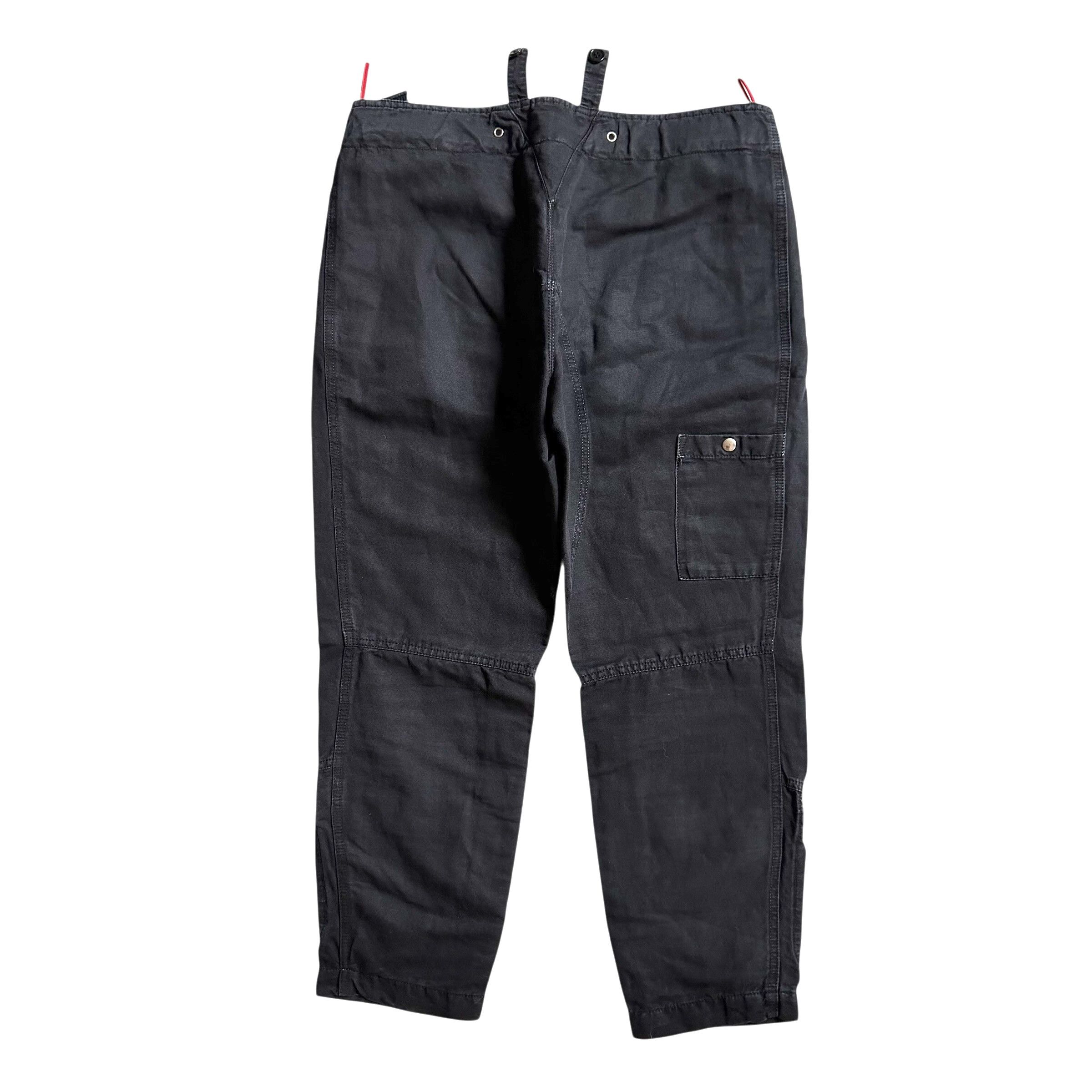 Prada PRADA VINTAGE MULTI ZIPPED BIKER PANTS Size US 28 / EU 44 - 2 Thumbnail