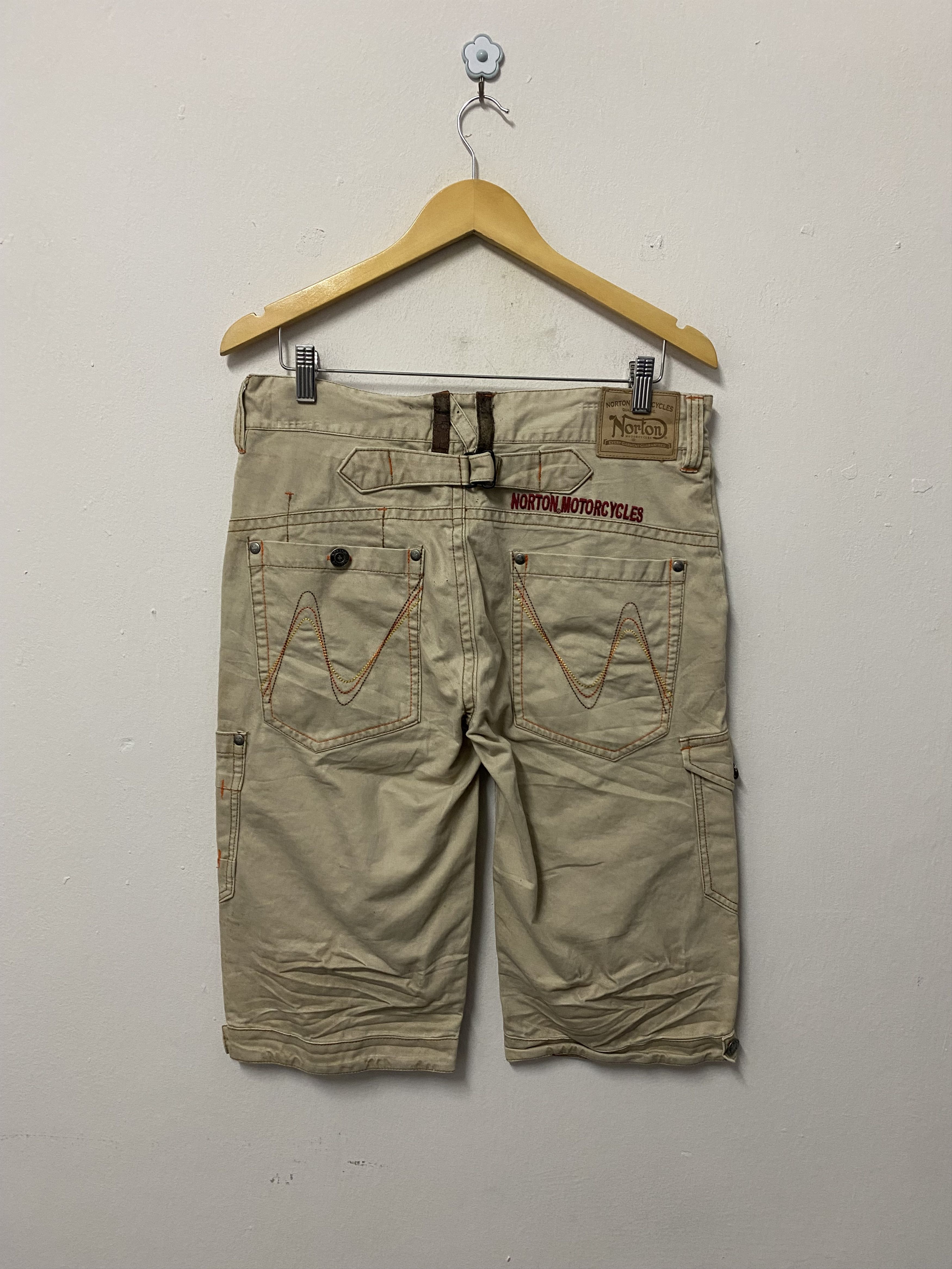 Norton Norton King Of Motorcycles New Old Stock Short Pants Size US 33 - 2 Thumbnail