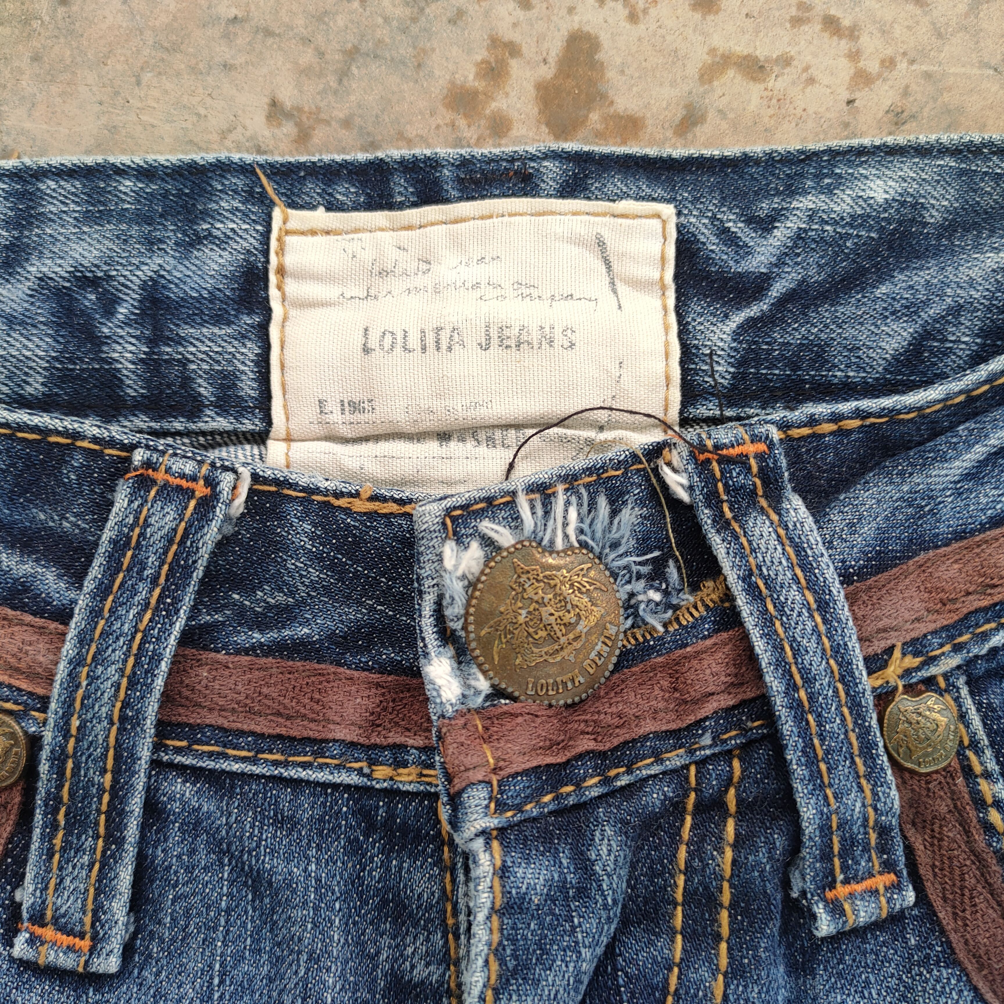 Japanese Brand FLARE VINTAGE LOLITA BOOT CUT DENIM JEAN PANTS Size US 29 - 5 Thumbnail