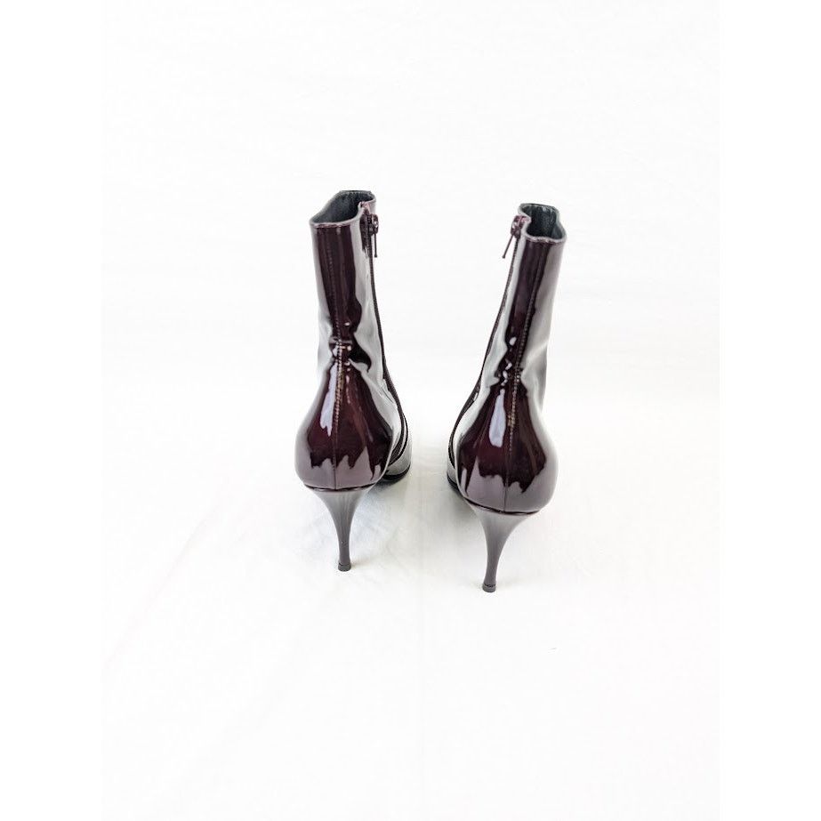 Saint Laurent Paris o1rshd1 Ziggy 90 Zipped Boots in Deep Bordeaux Size US 8 / EU 41 - 16 Thumbnail