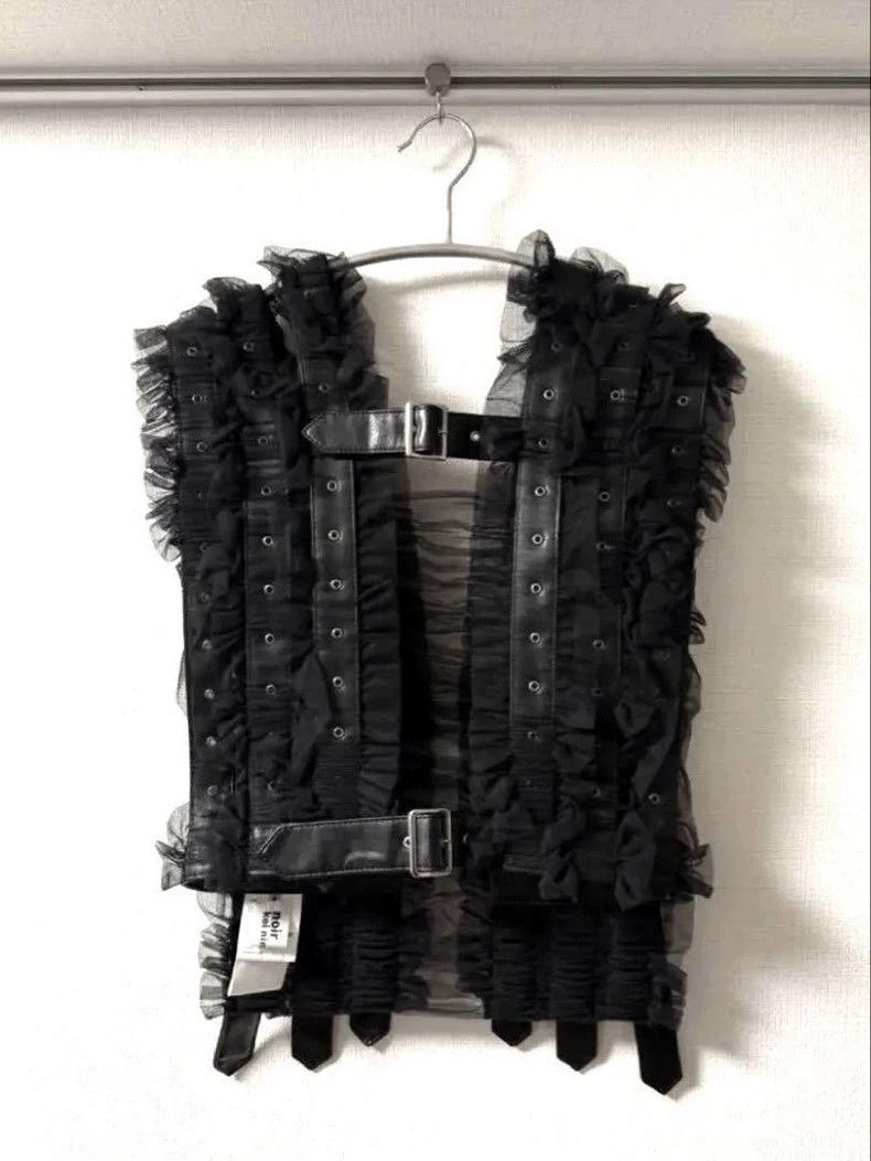 Comme des Garcons COMME des GARCONS Black Strappy Mesh Top - dmc Size US S / EU 44-46 / 1 - 1 Thumbnail
