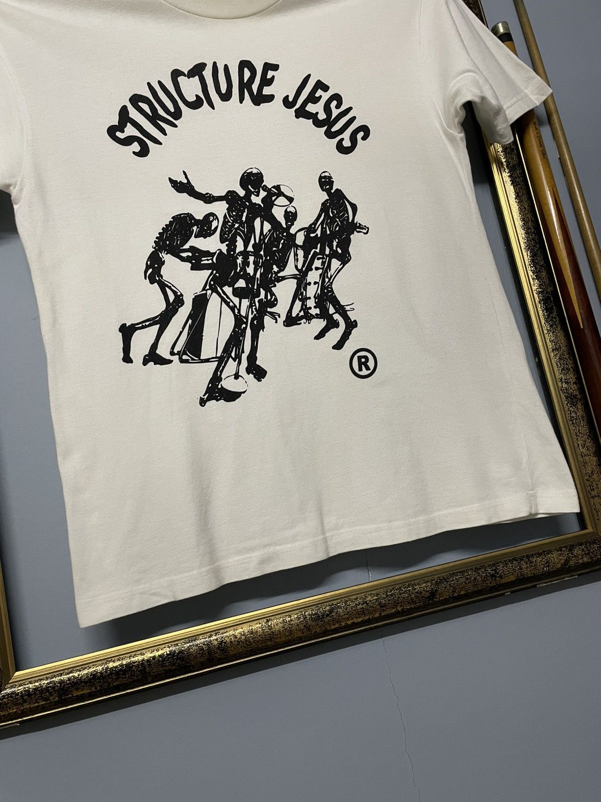 Hysteric Glamour Vintage 90s Japan Designer Manarchy Structure Jesus Band Tee Size US S / EU 44-46 / 1 - 4 Thumbnail