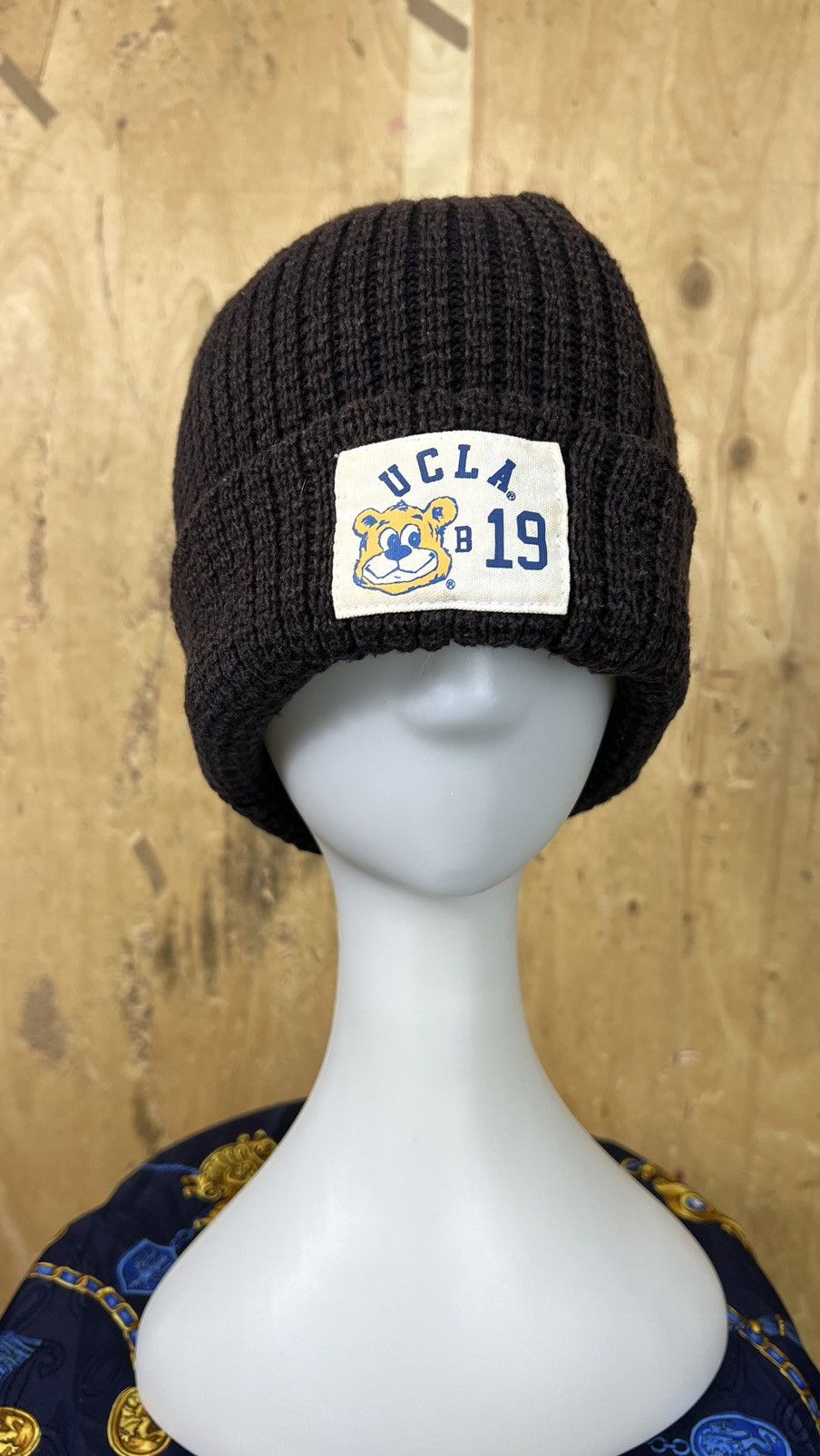 Vintage Ucla Black Padded Beannie Hat Size ONE SIZE - 3 Thumbnail