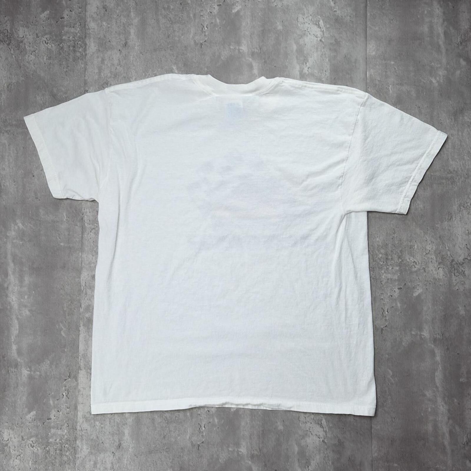 NASCAR Vintage White Nascar Racing T-Shirt Size US XL / EU 56 / 4 - 7 Thumbnail