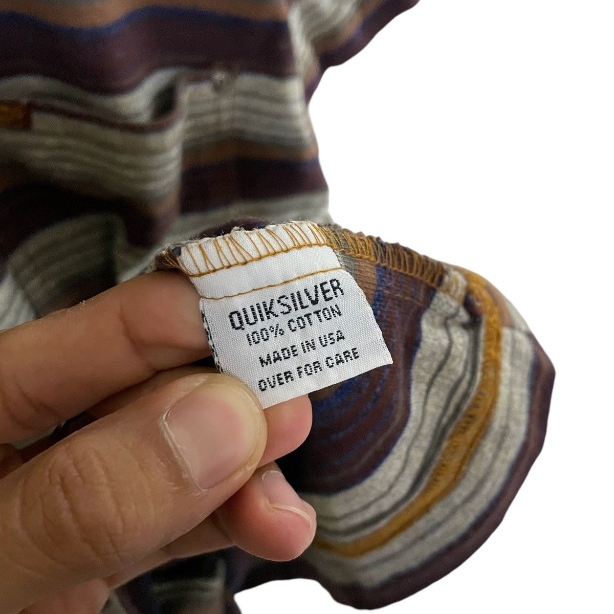 Quicksilver × Quiksilver Vintage 90’s Rare Surf Quicksilver QSB Stripe Single Pocket Size US XL / EU 56 / 4 - 9 Thumbnail
