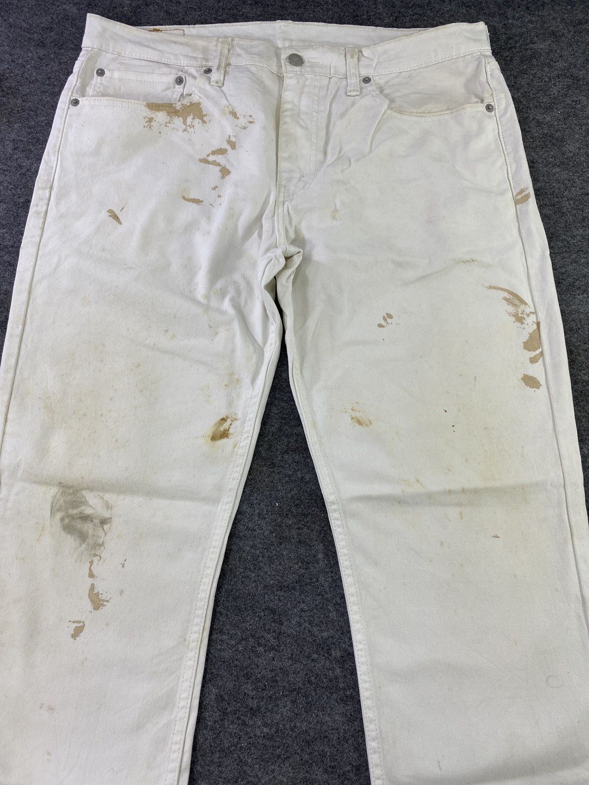 Levi's Vintage Levi's 511 Painted White Jeans - J841 Size US 37 - 9 Thumbnail