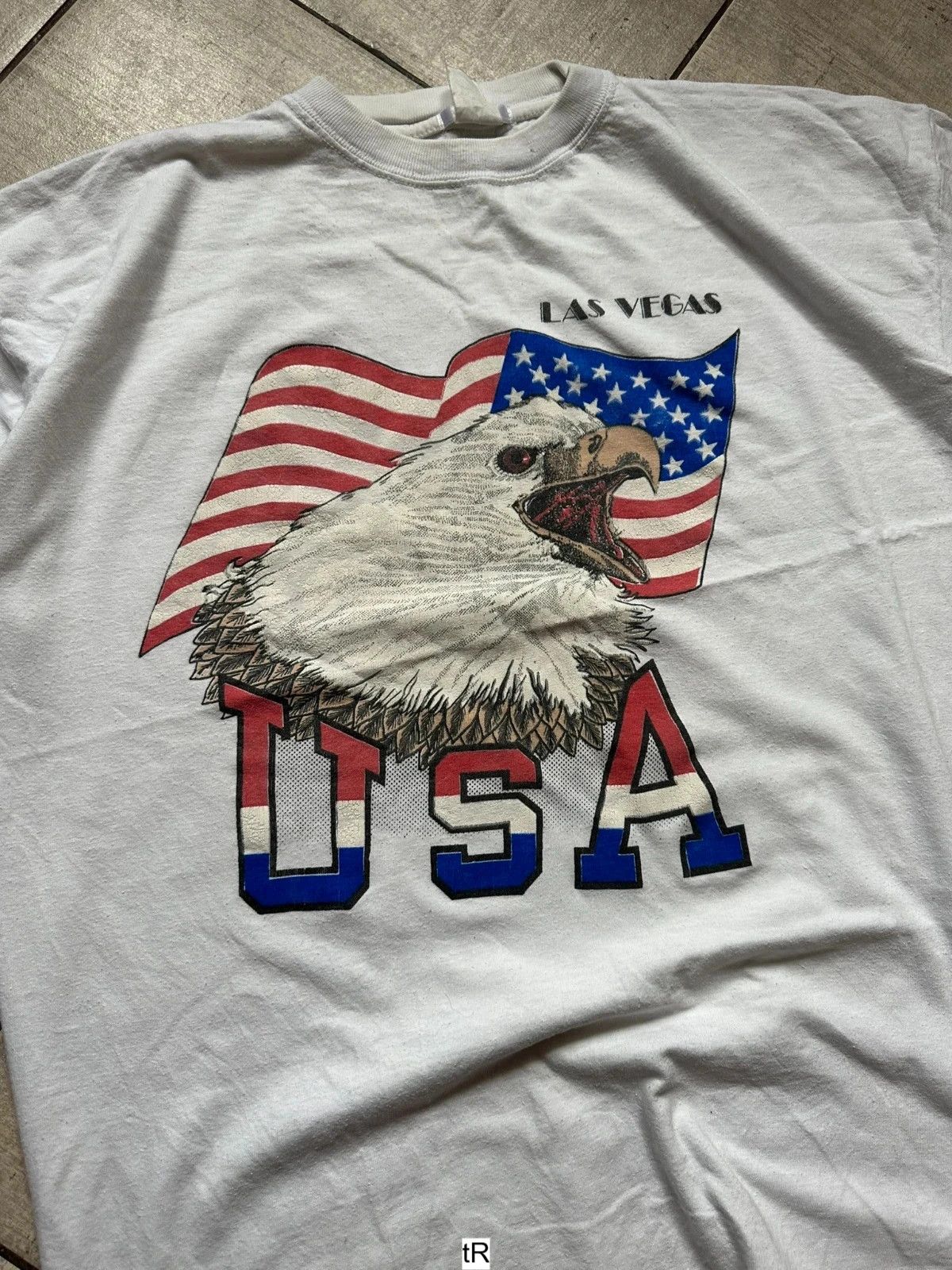Vintage Vintage Tee Los Angeles USA 90s Eagle Big Logo Size US XL / EU 56 / 4 - 3 Thumbnail