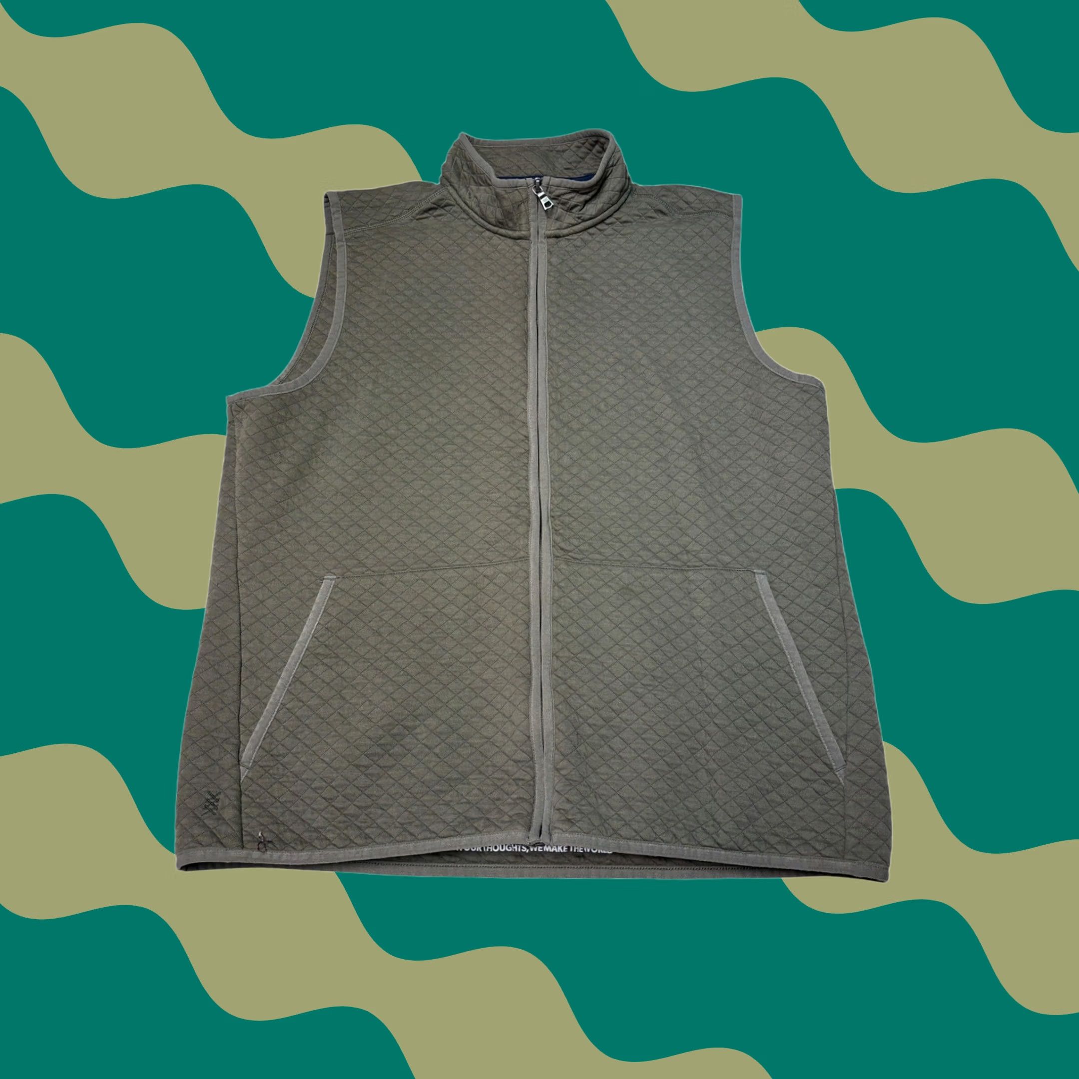Rhone Rhone Vest Mens L Gramercy Quilted Full Zip Olive Mock Neck Size US L / EU 52-54 / 3 - 1 Thumbnail