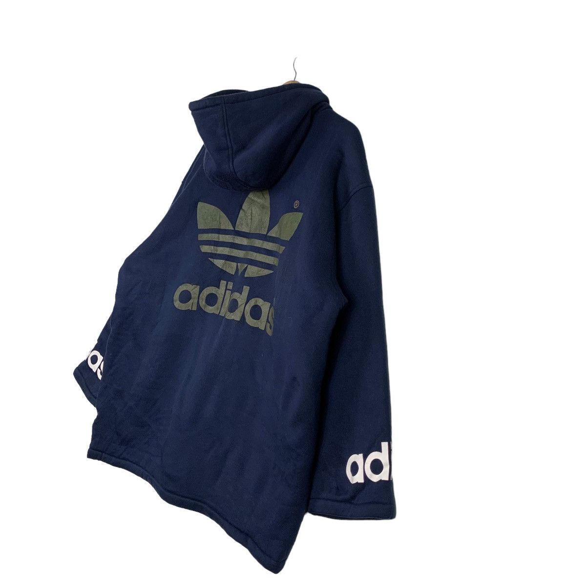 Adidas ADIDAS TREFOIL BIG LOGO SHERPA HODDIES #0183-C9 Size US S / EU 44-46 / 1 - 11 Thumbnail